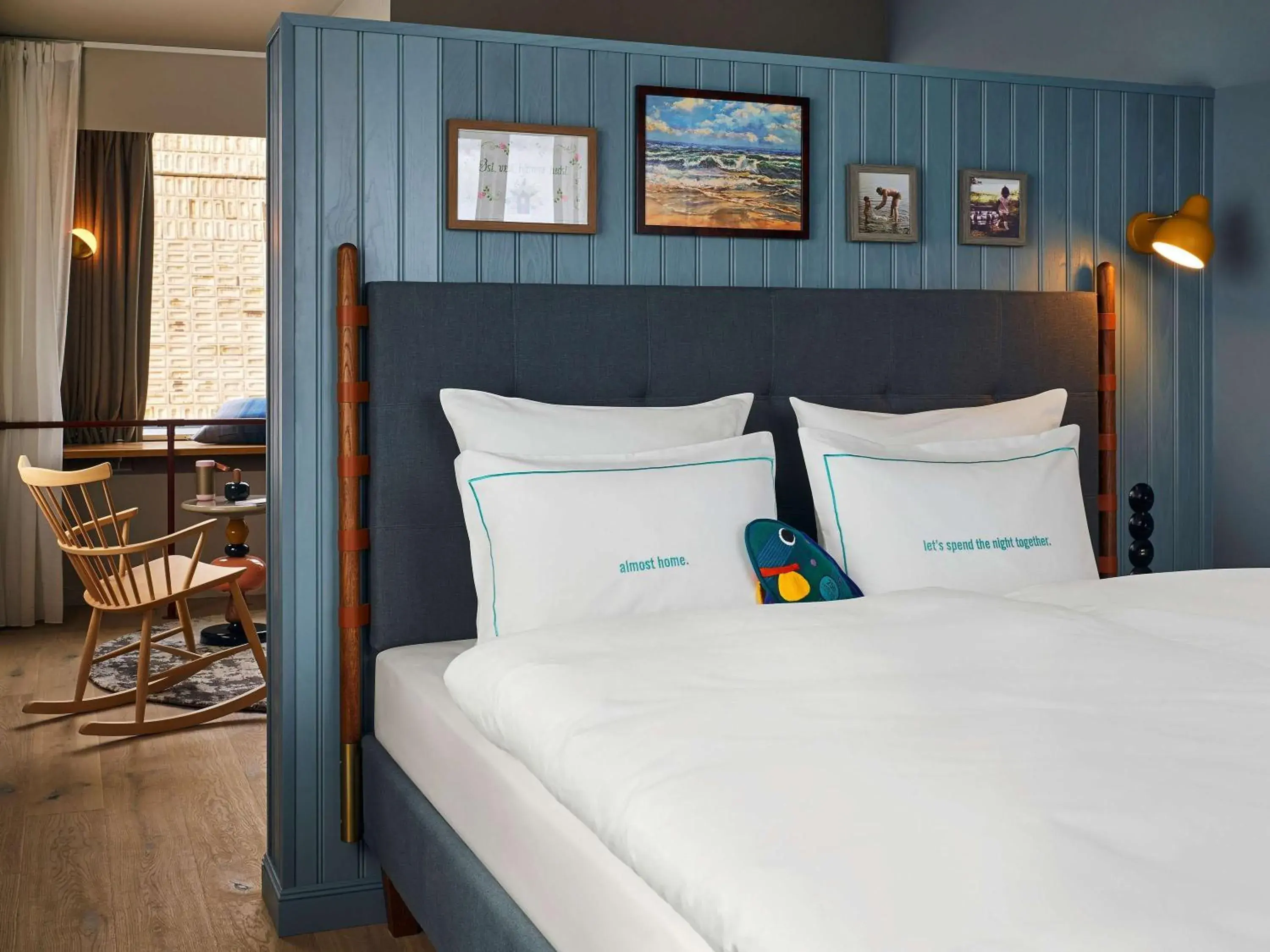 Bedroom, Bed in 25hours Hotel Paper Island Bedroom, Bed in 25hours Hotel Paper Island