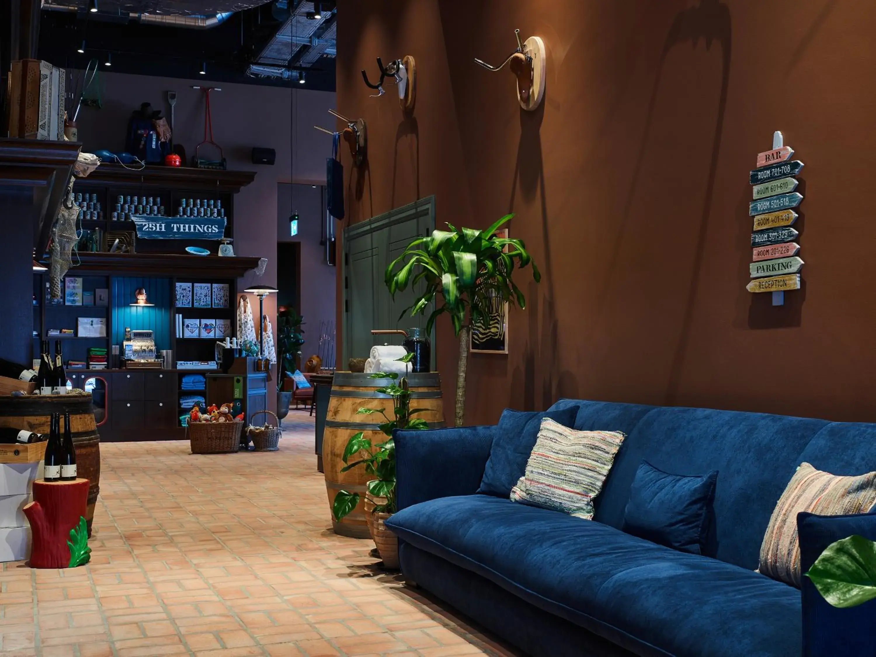 Lobby or reception in 25hours Hotel Paper Island Lobby or reception in 25hours Hotel Paper Island