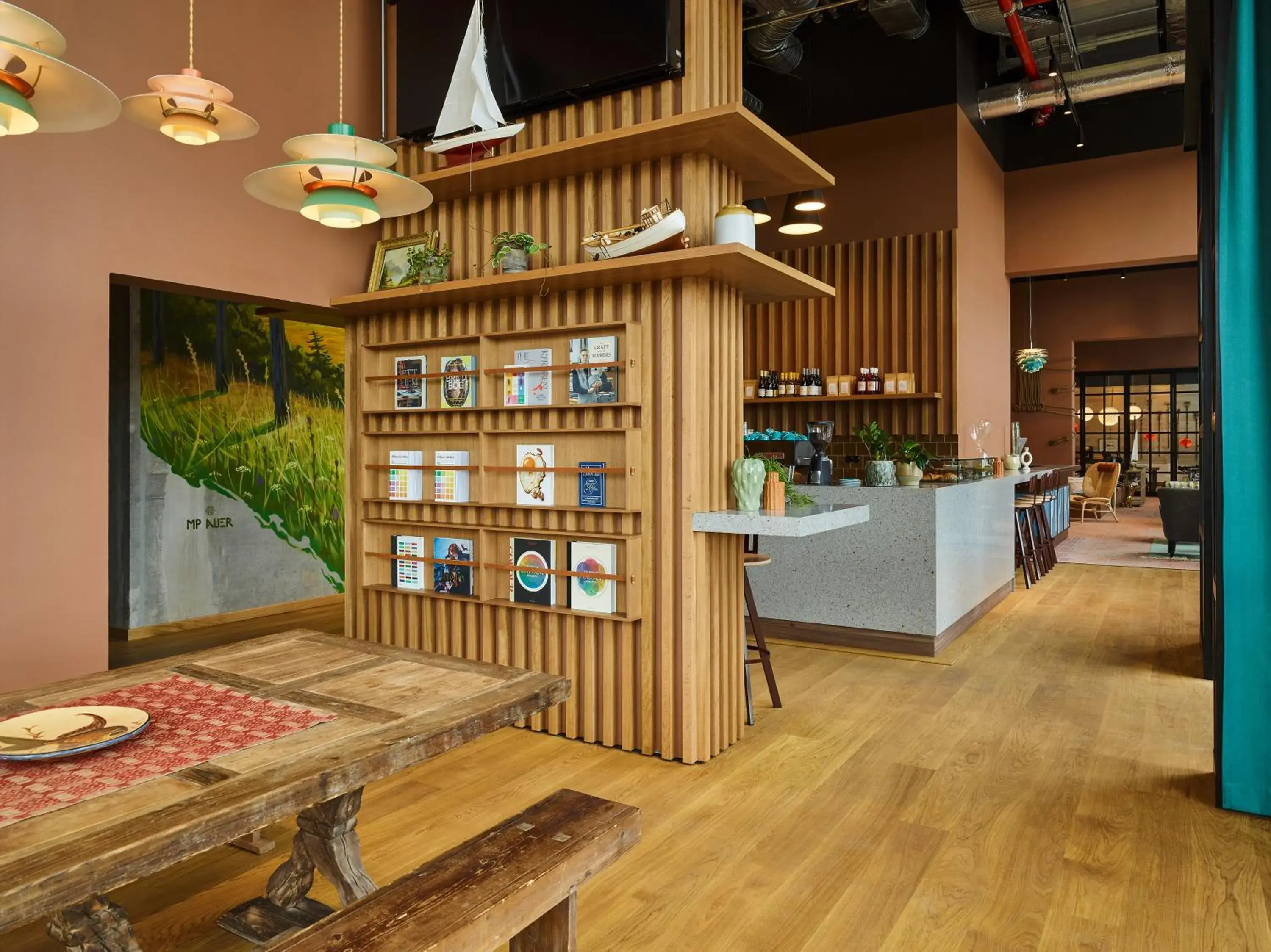 Lounge or bar in 25hours Hotel Paper Island Lounge or bar in 25hours Hotel Paper Island