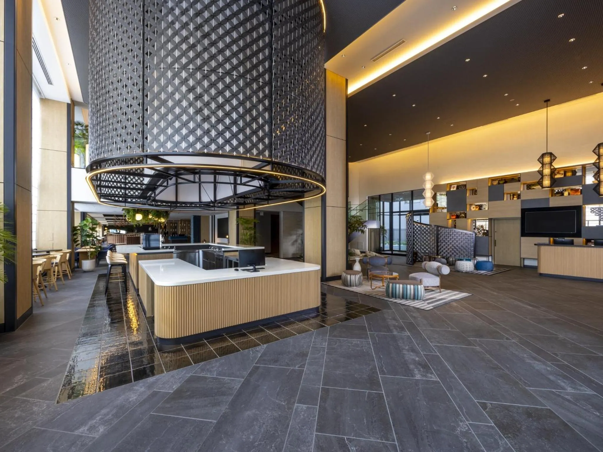 Communal lounge/ TV room in Novotel Nara