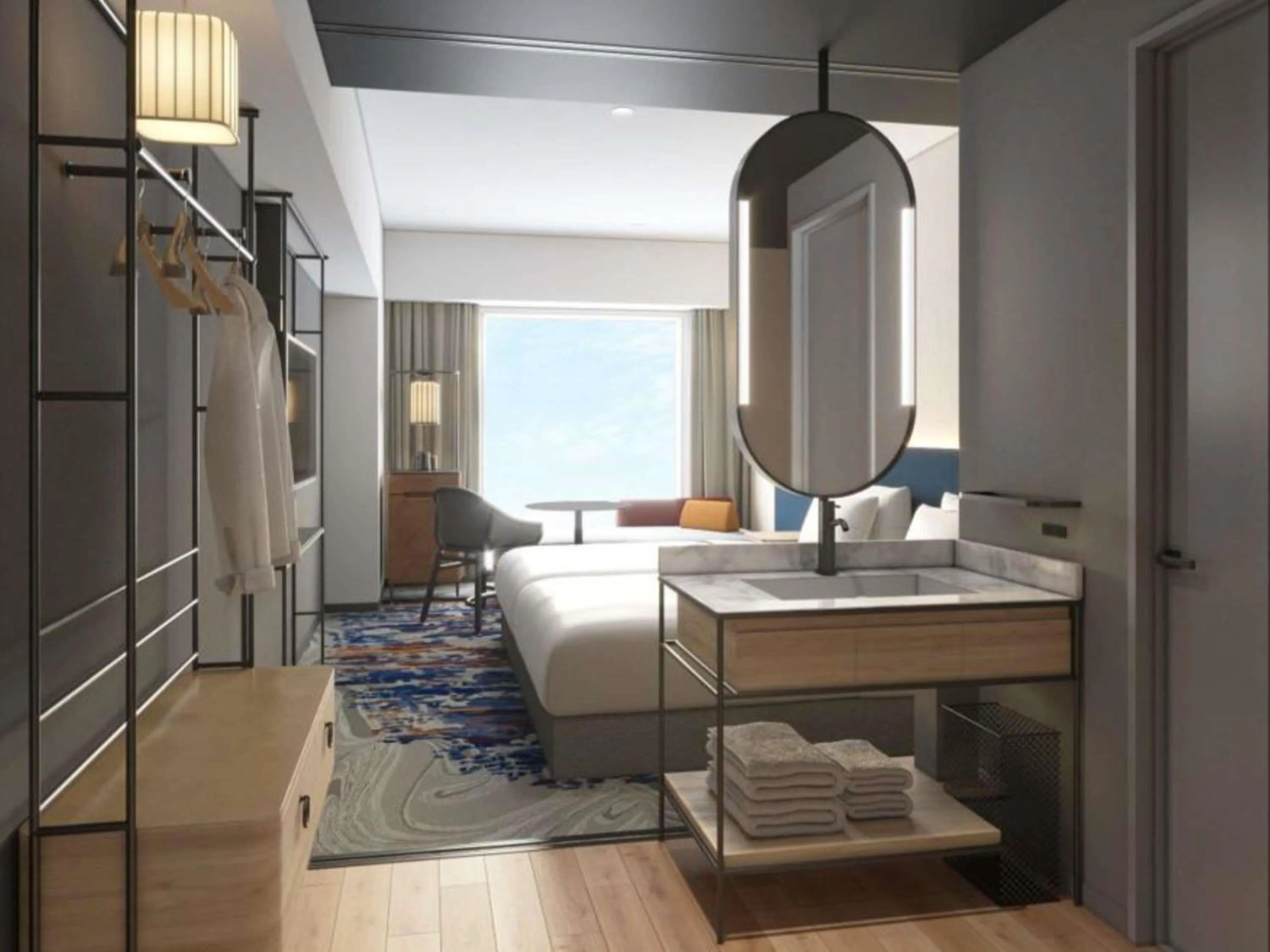 Bedroom, Bed in Novotel Nara