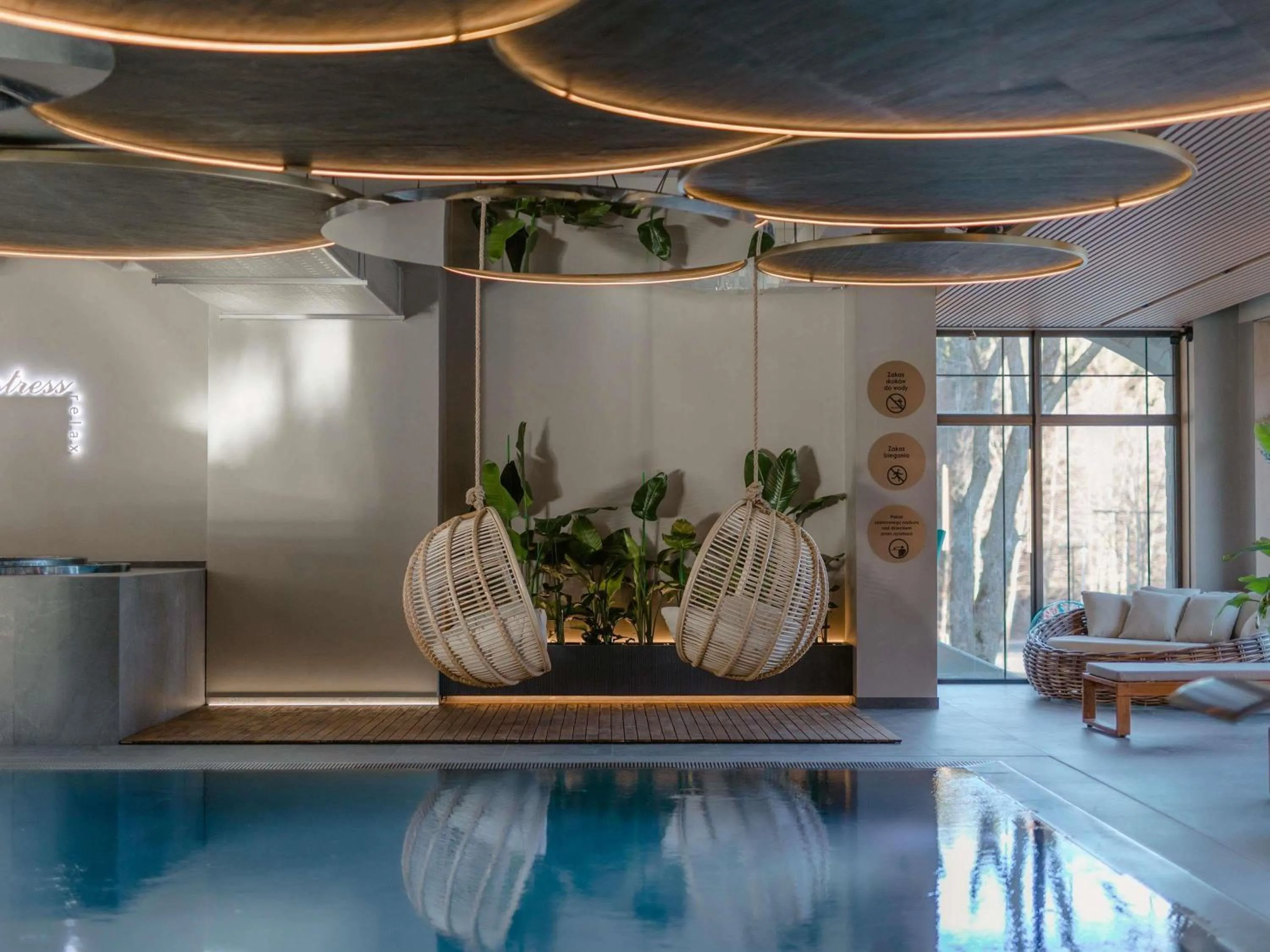 Pool view in Mövenpick Resort & Spa Karpacz