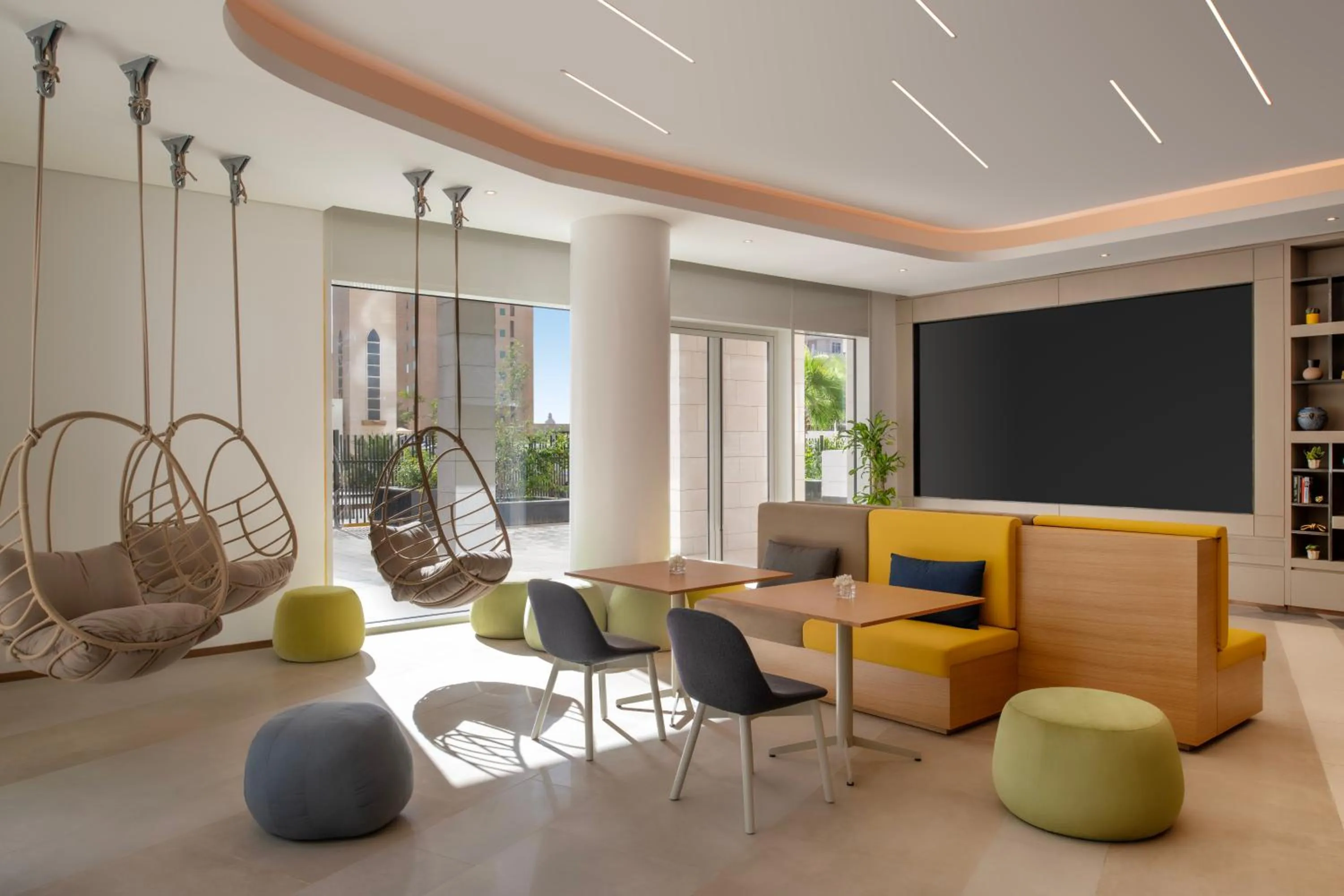 Lobby or reception in Novotel Riyadh Sahafa