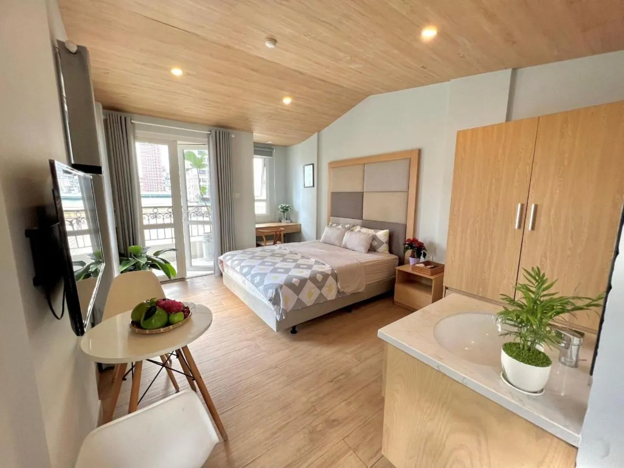 Bed in 7 Apartment