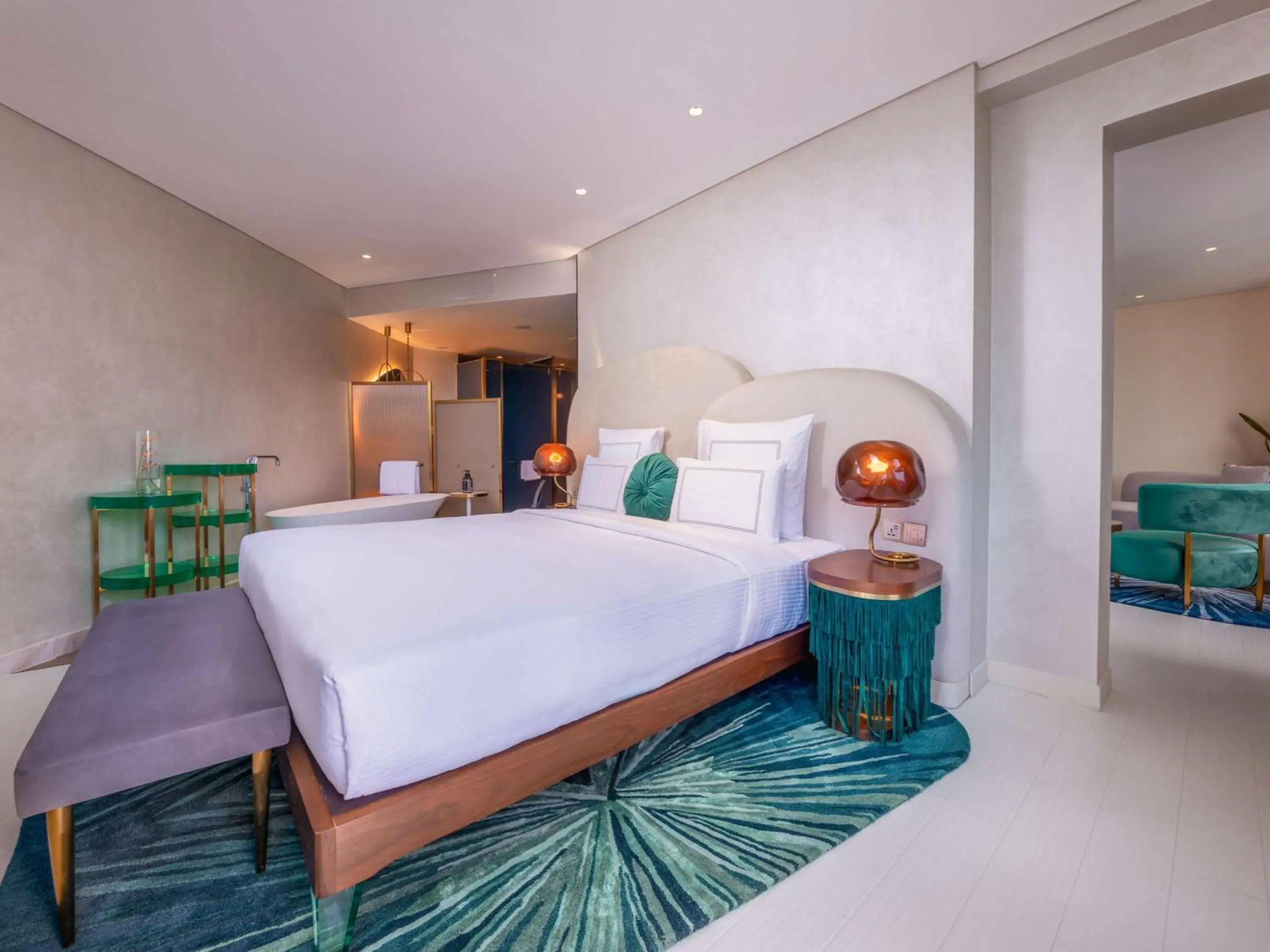 Bathroom, Bed in Gem Forest Hotel Nairobi - MGallery Collection Bathroom, Bed in Gem Forest Hotel Nairobi - MGallery Collection