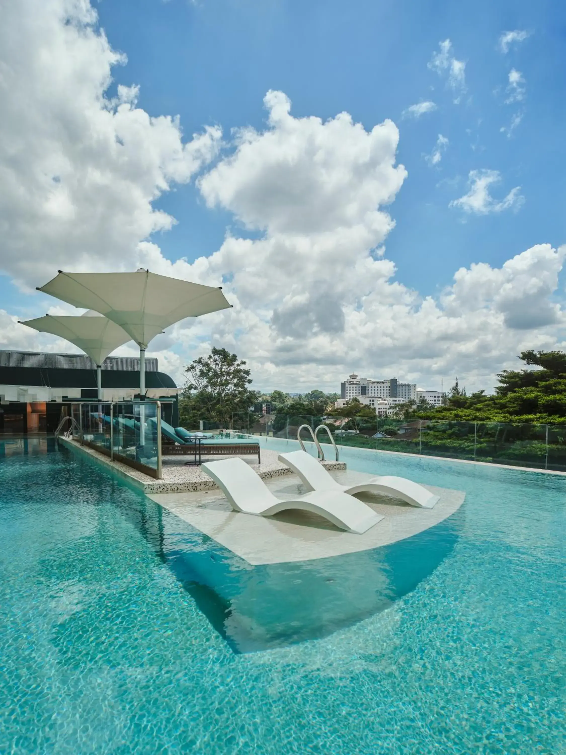 Pool view in Gem Forest Hotel Nairobi - MGallery Collection Pool view in Gem Forest Hotel Nairobi - MGallery Collection