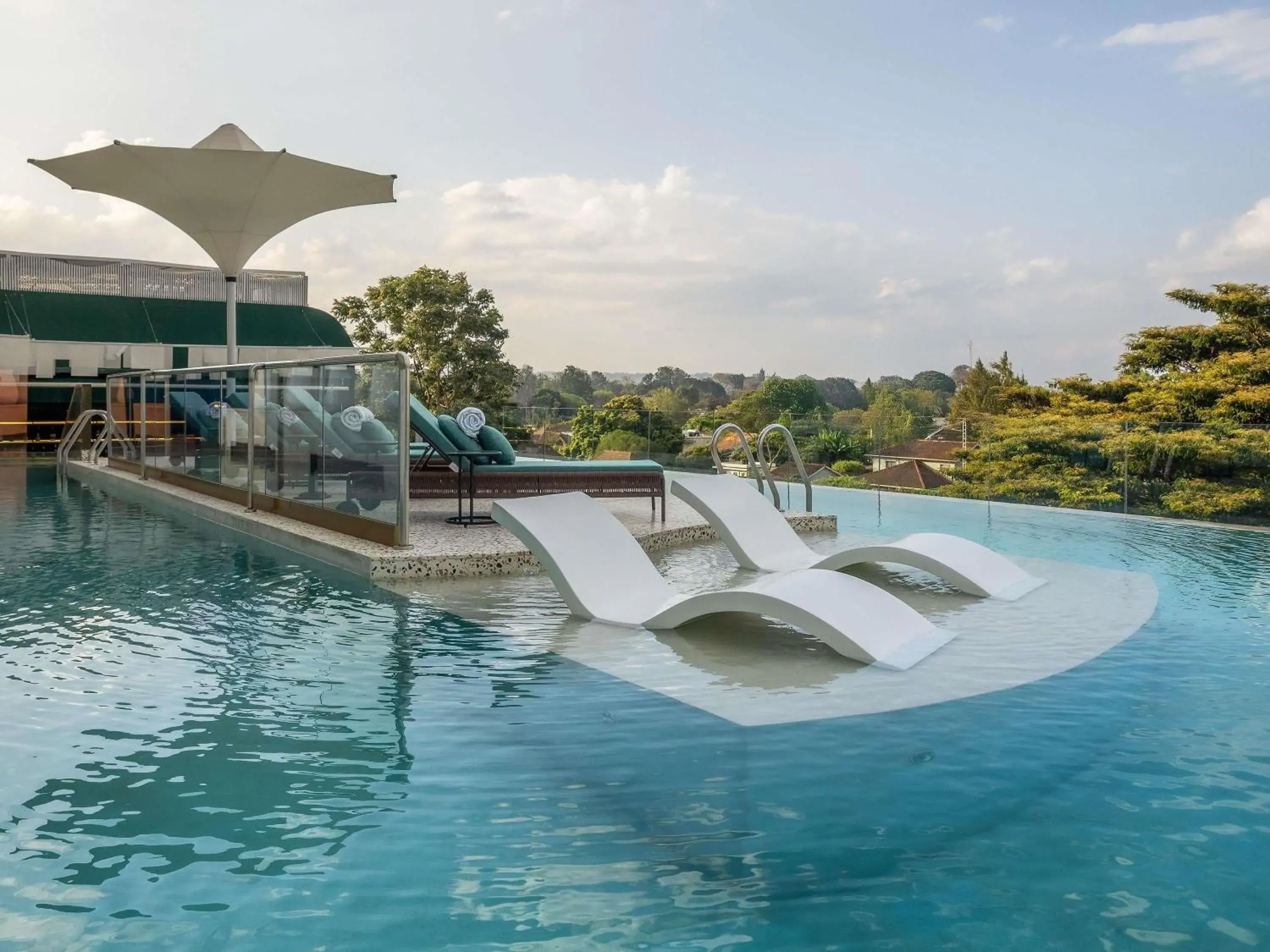 Pool view in Gem Forest Hotel Nairobi - MGallery Collection Pool view in Gem Forest Hotel Nairobi - MGallery Collection