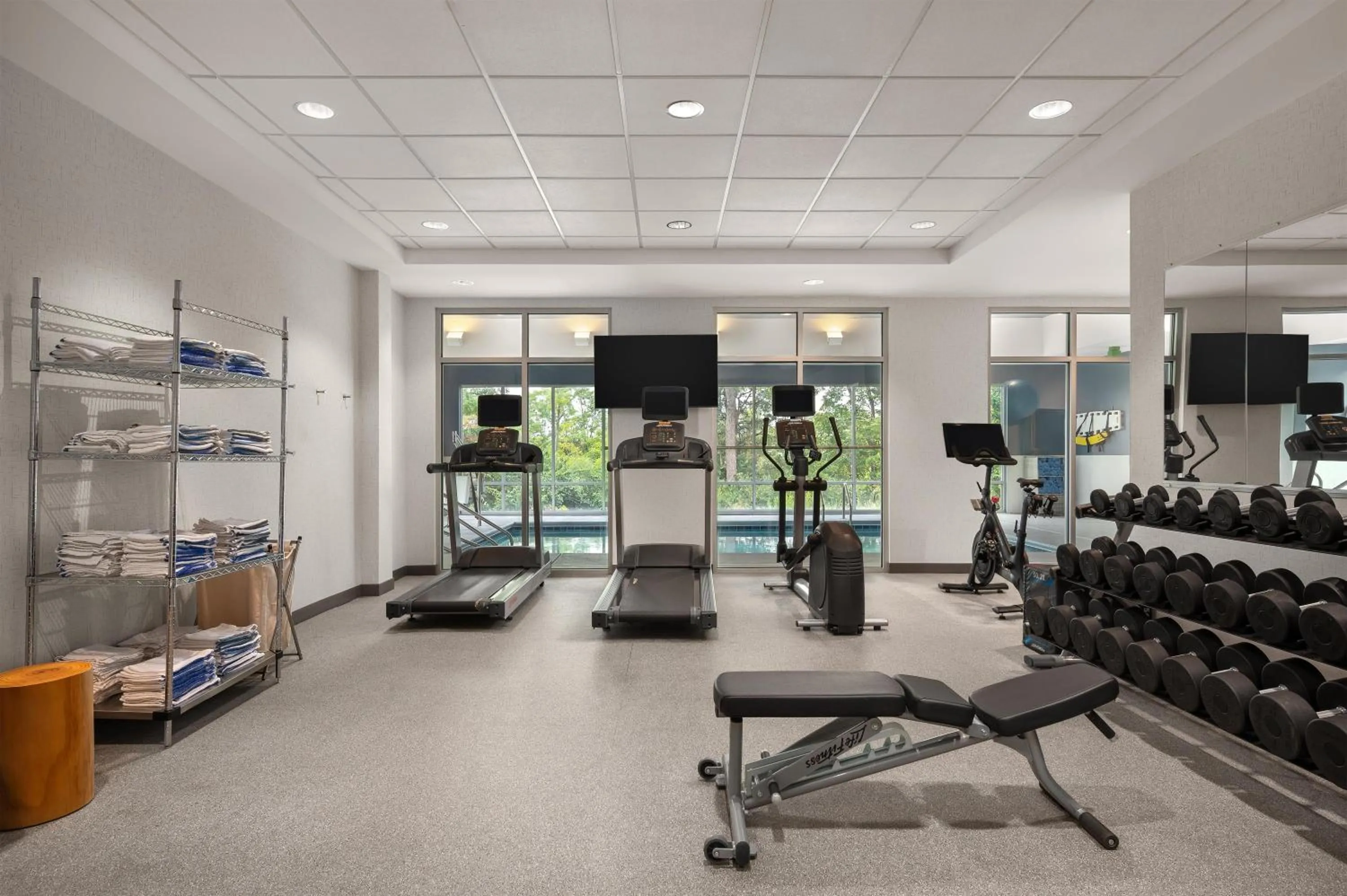 Fitness centre/facilities in Home2 Suites By Hilton Cincinnati Eastgate