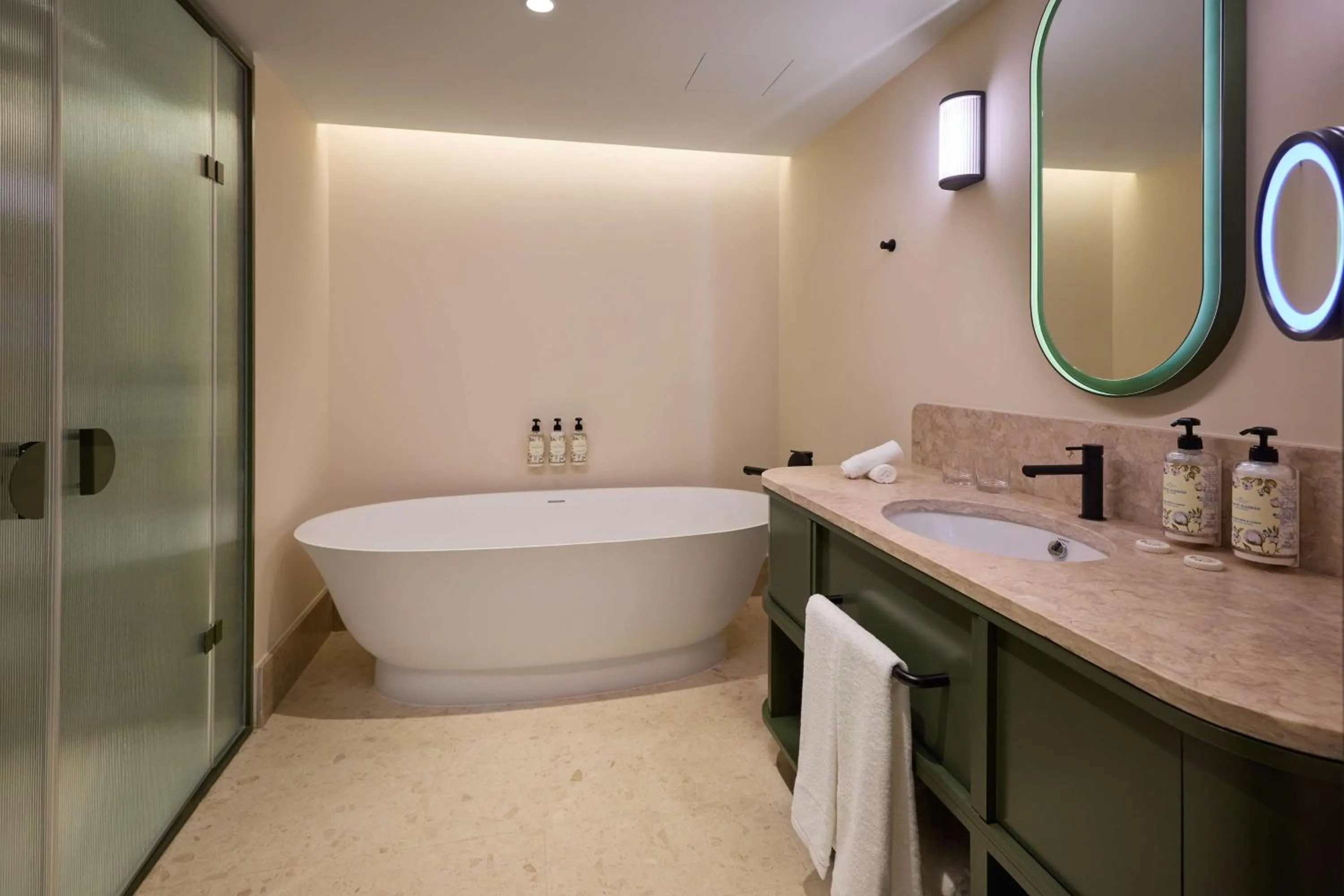 Bathroom in DUO Hotel Lisbon, Curio Collection by Hilton
