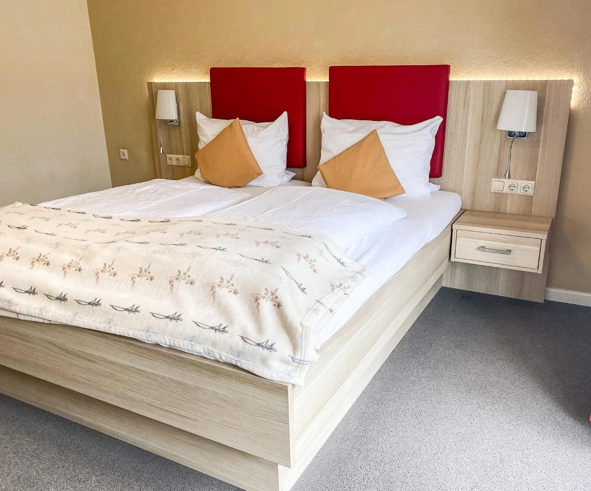 Bedroom, Bed in Hotel Garni Silvana