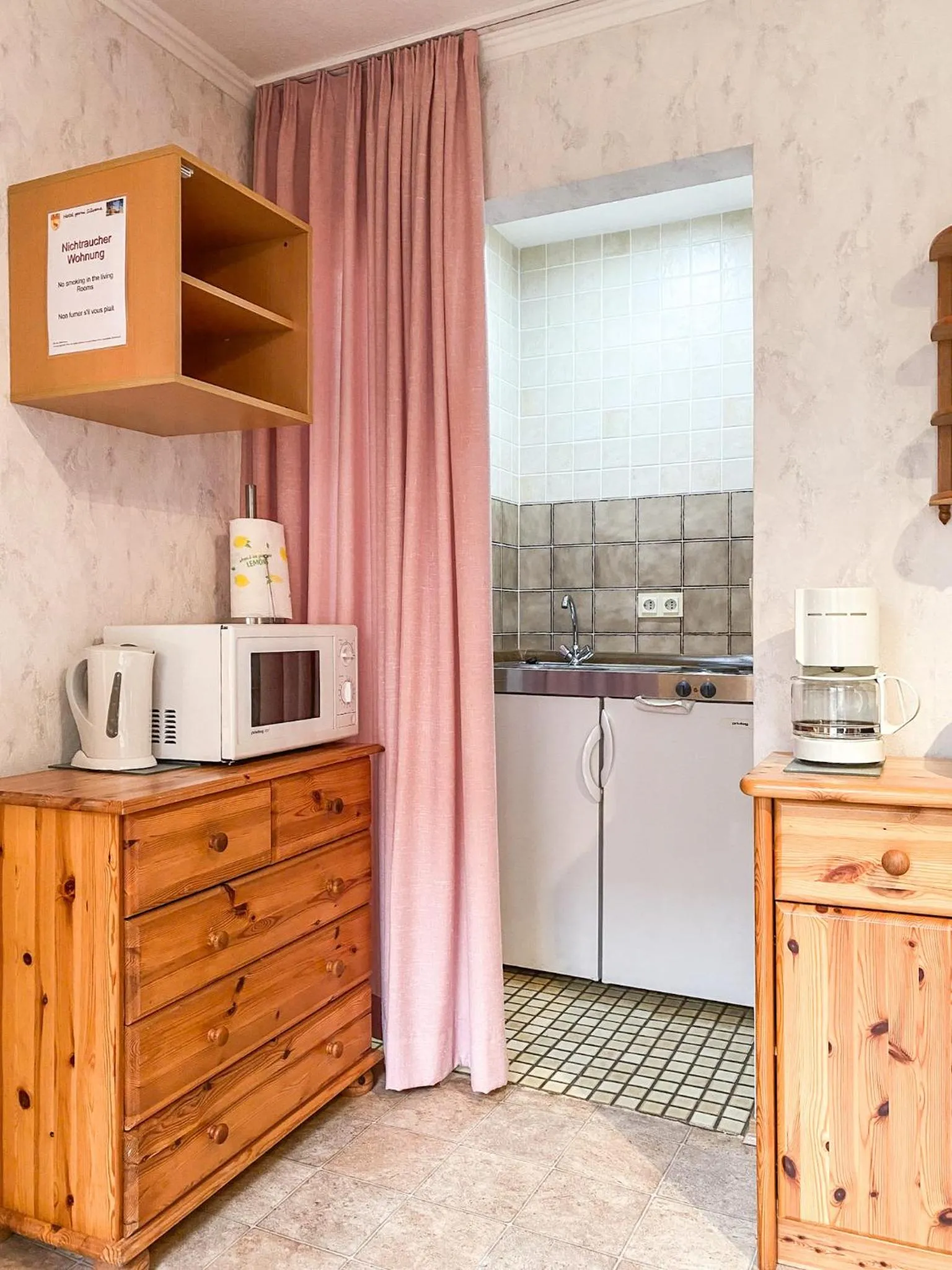 Kitchen or kitchenette in Hotel Garni Silvana