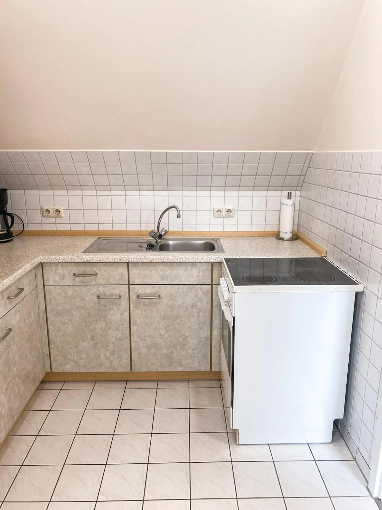 Kitchen or kitchenette in Hotel Garni Silvana