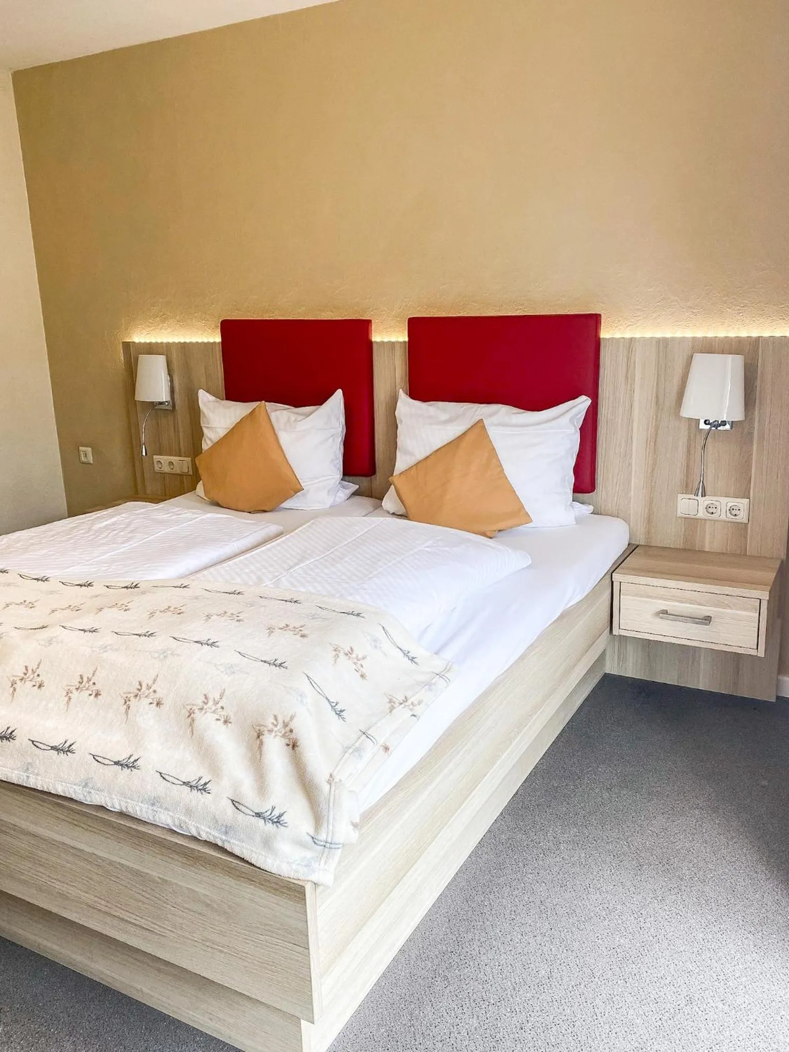 Bedroom, Bed in Hotel Garni Silvana