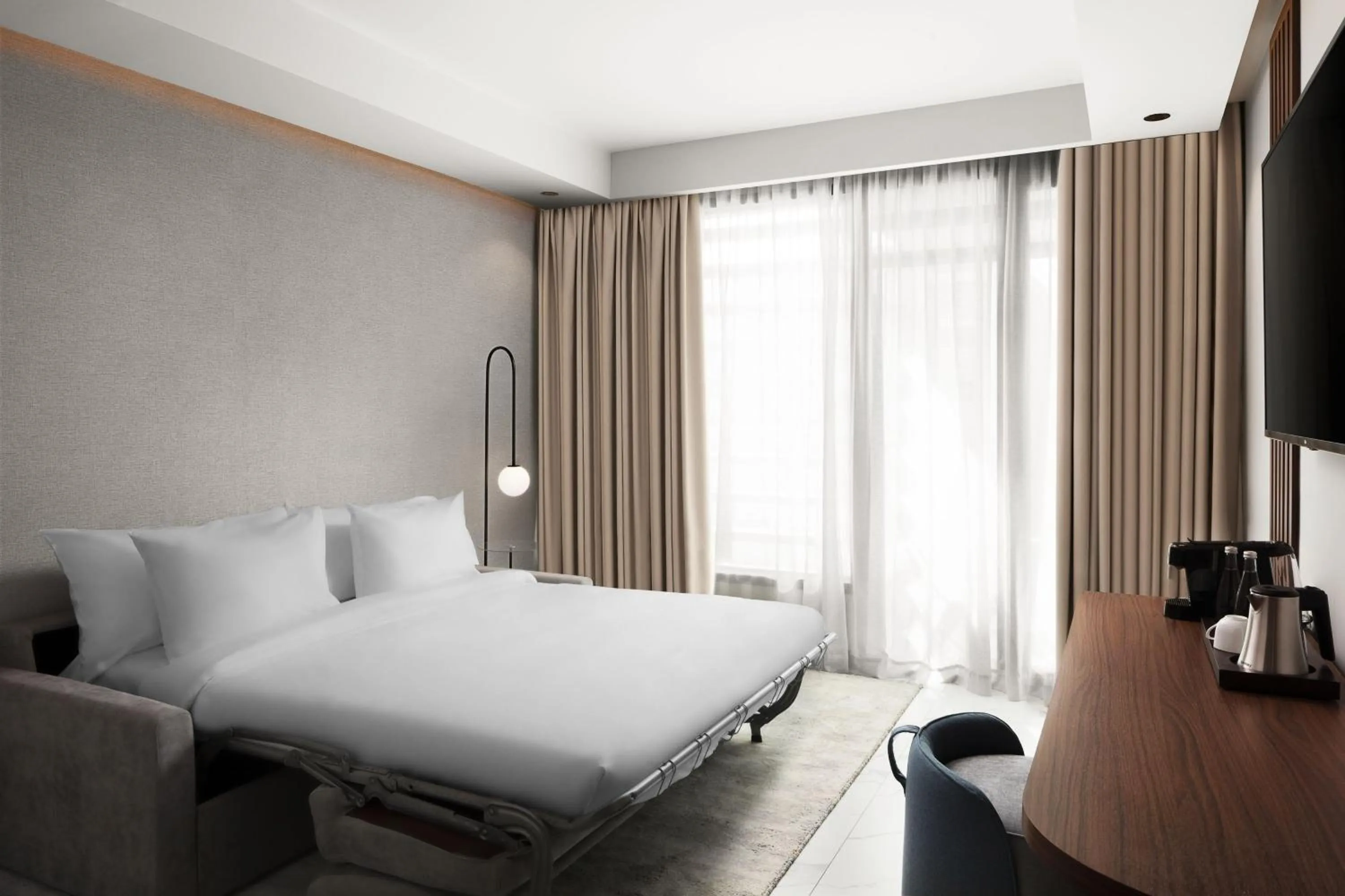 Bedroom, Bed in Courtyard by Marriott Casablanca Downtown