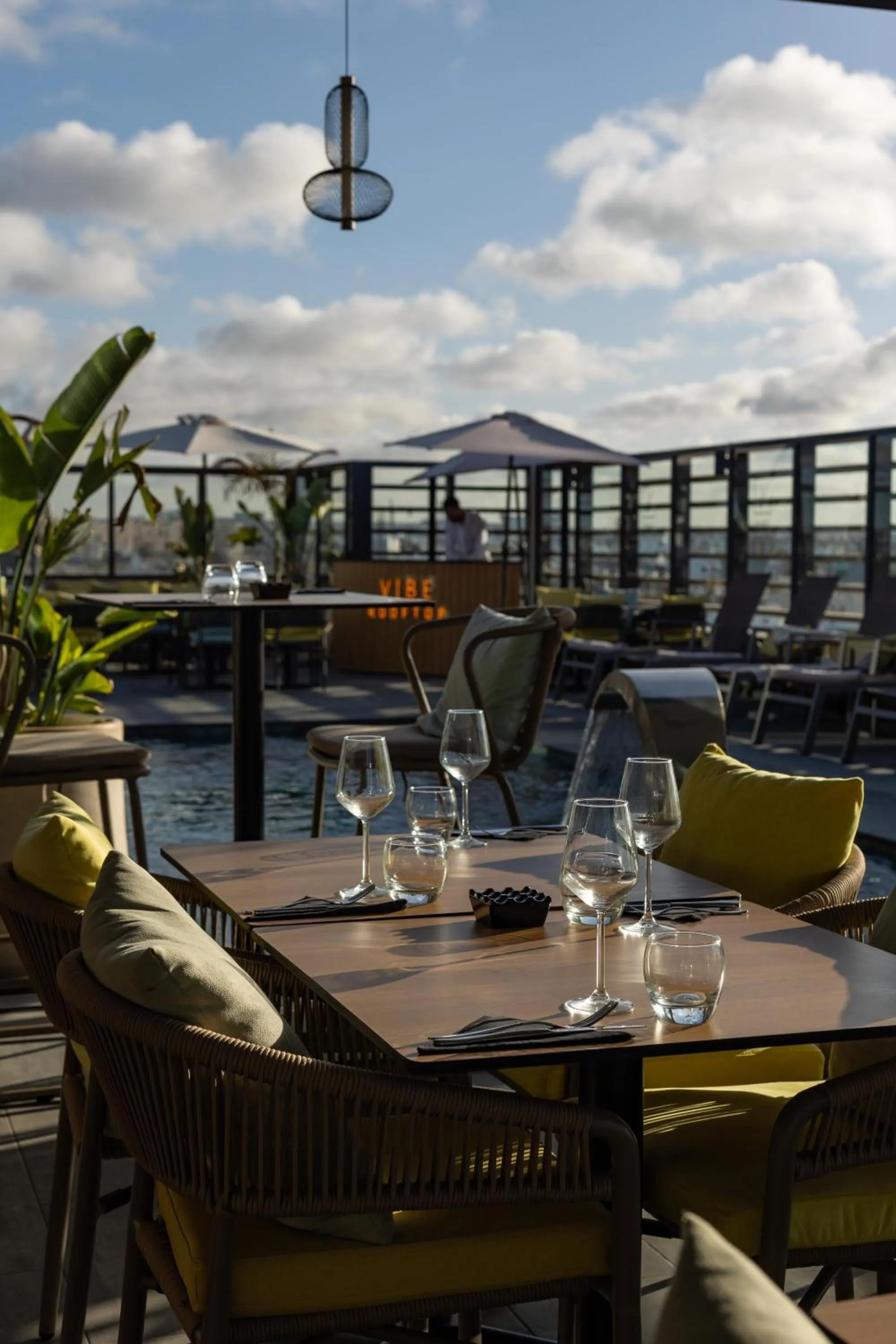 Restaurant/places to eat in Courtyard by Marriott Casablanca Downtown