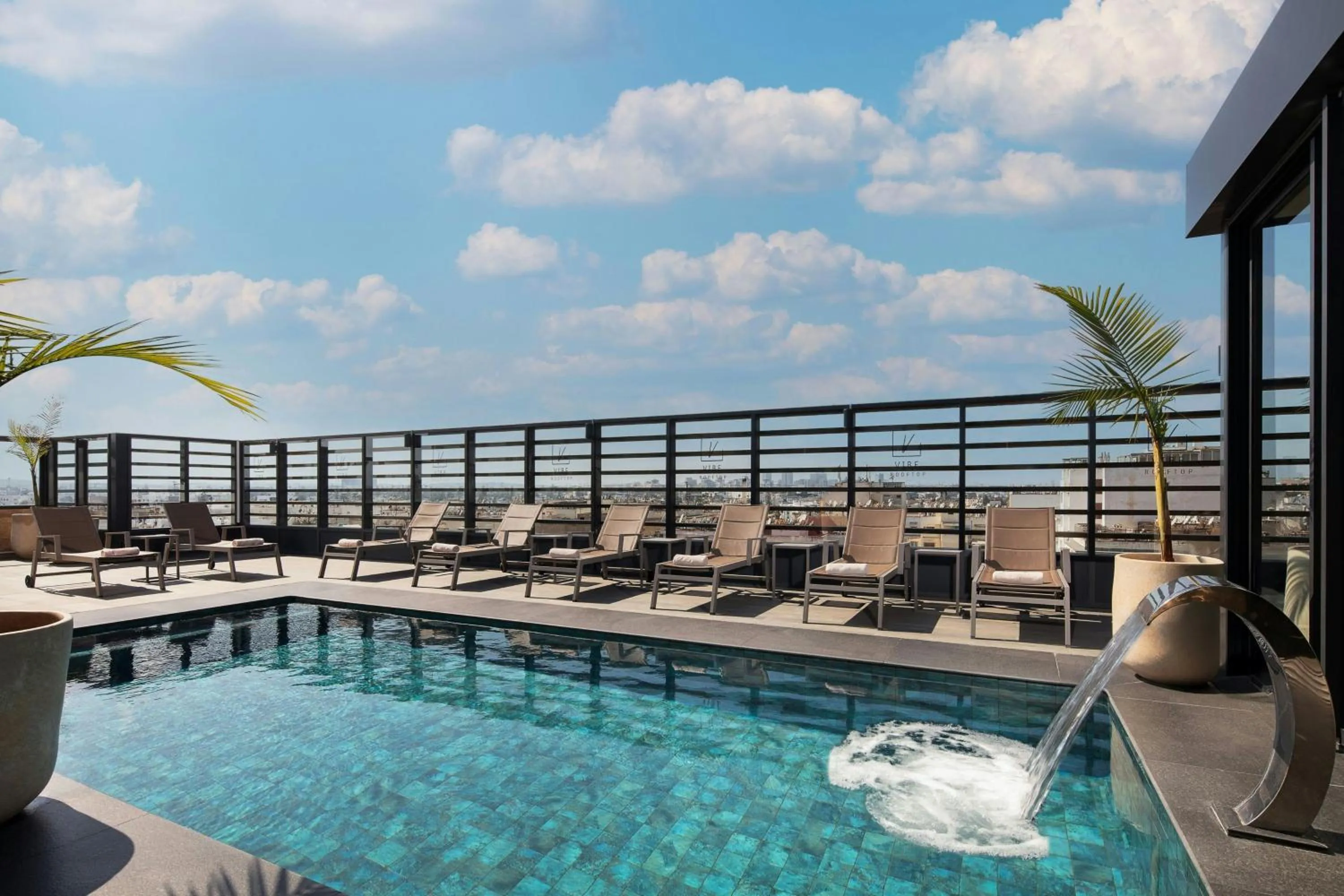 Swimming pool in Courtyard by Marriott Casablanca Downtown