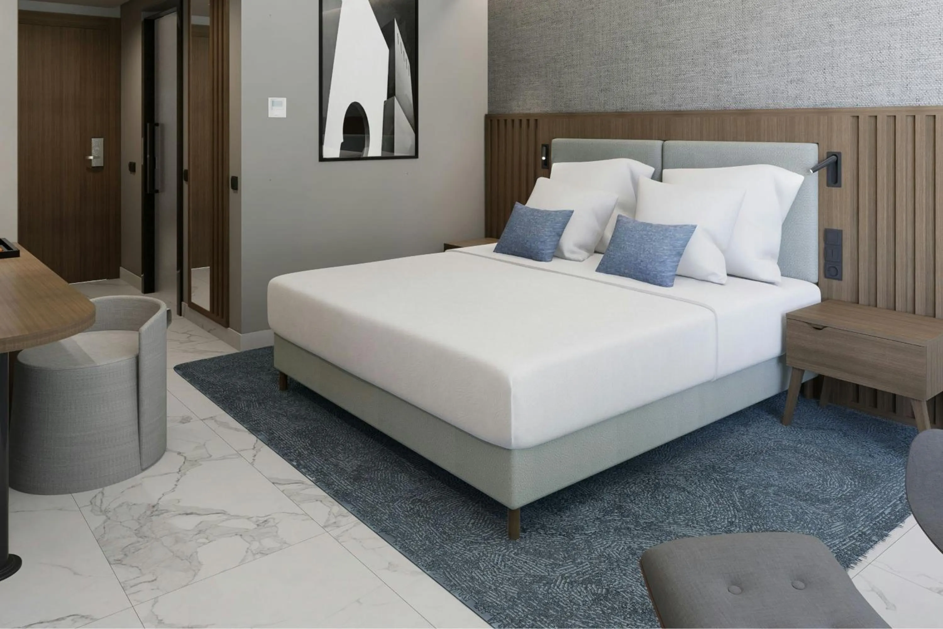 Photo of the whole room, Bed in Courtyard by Marriott Casablanca Downtown