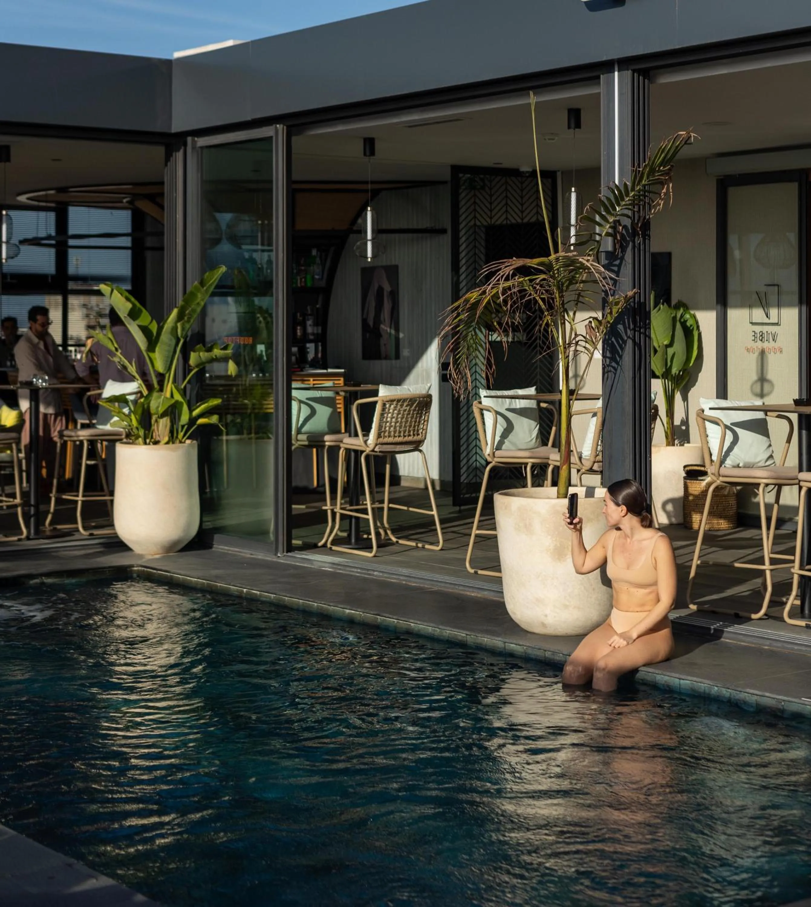Swimming pool in Courtyard by Marriott Casablanca Downtown