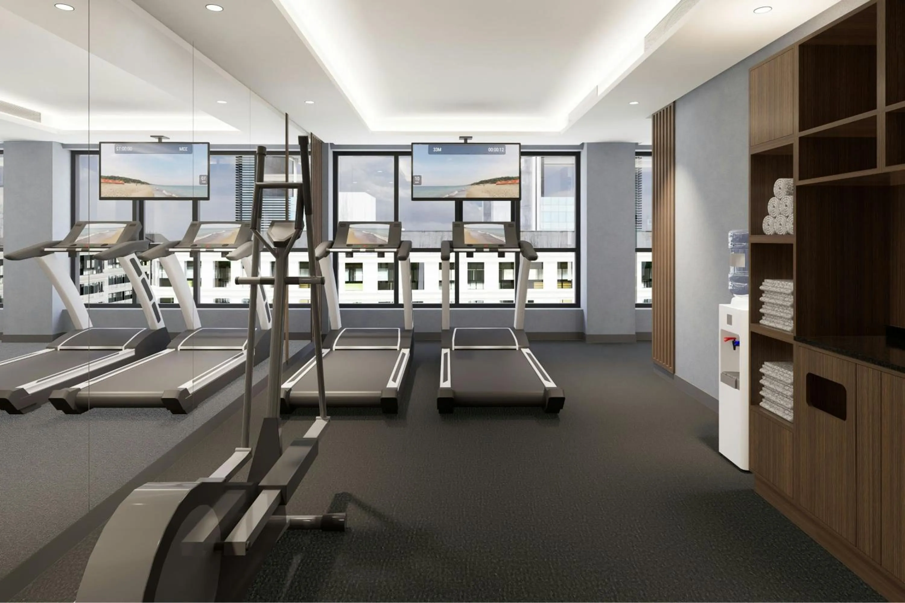 Fitness centre/facilities in Courtyard by Marriott Casablanca Downtown