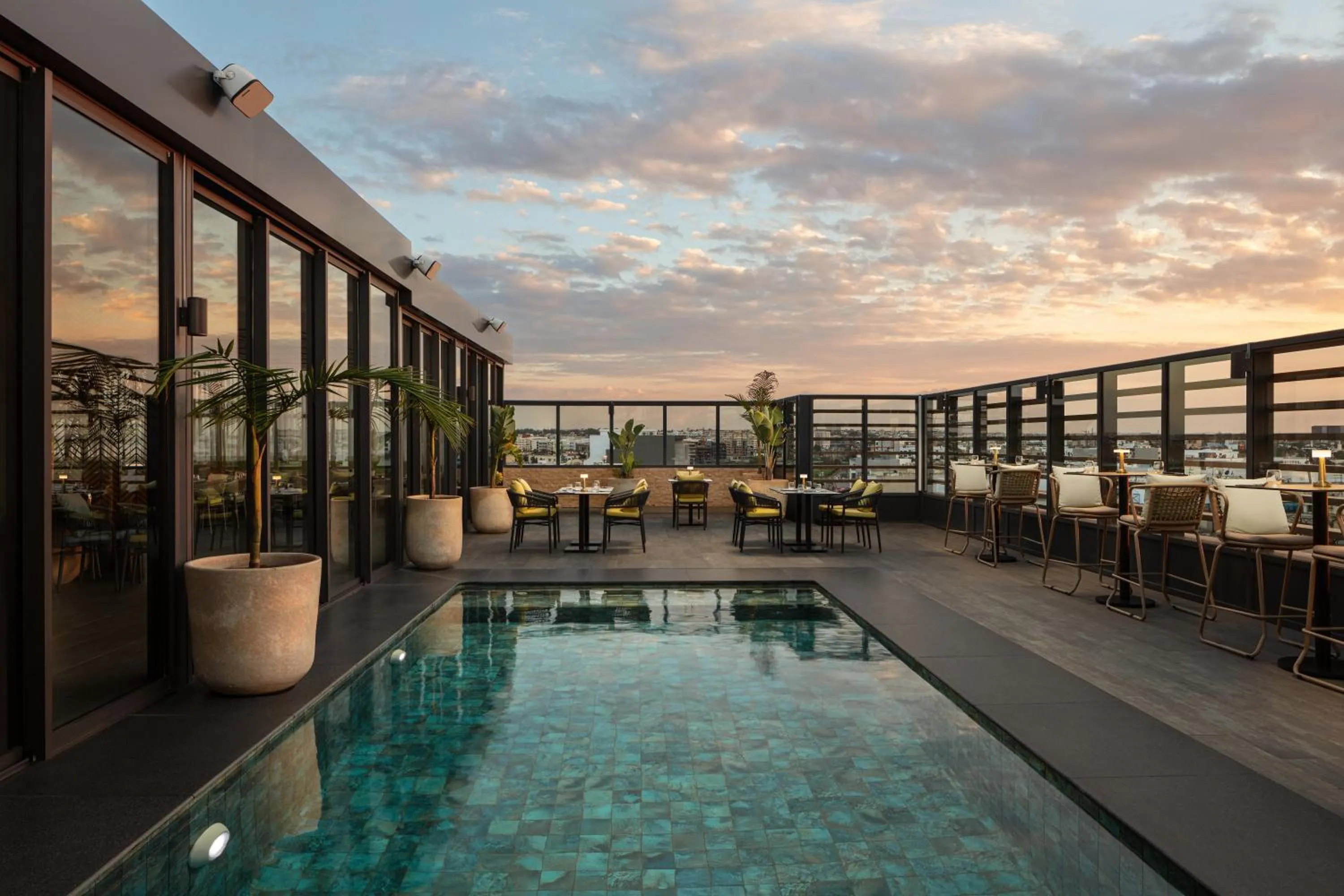 Patio in Courtyard by Marriott Casablanca Downtown