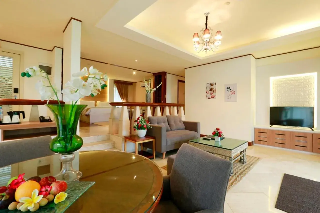 Living room in R Hotel Rancamaya Living room in R Hotel Rancamaya