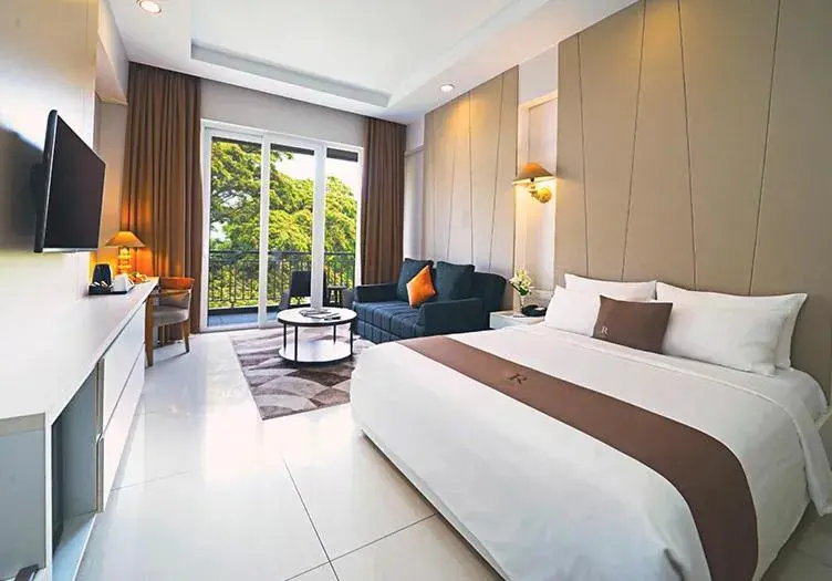 Bed in R Hotel Rancamaya Bed in R Hotel Rancamaya