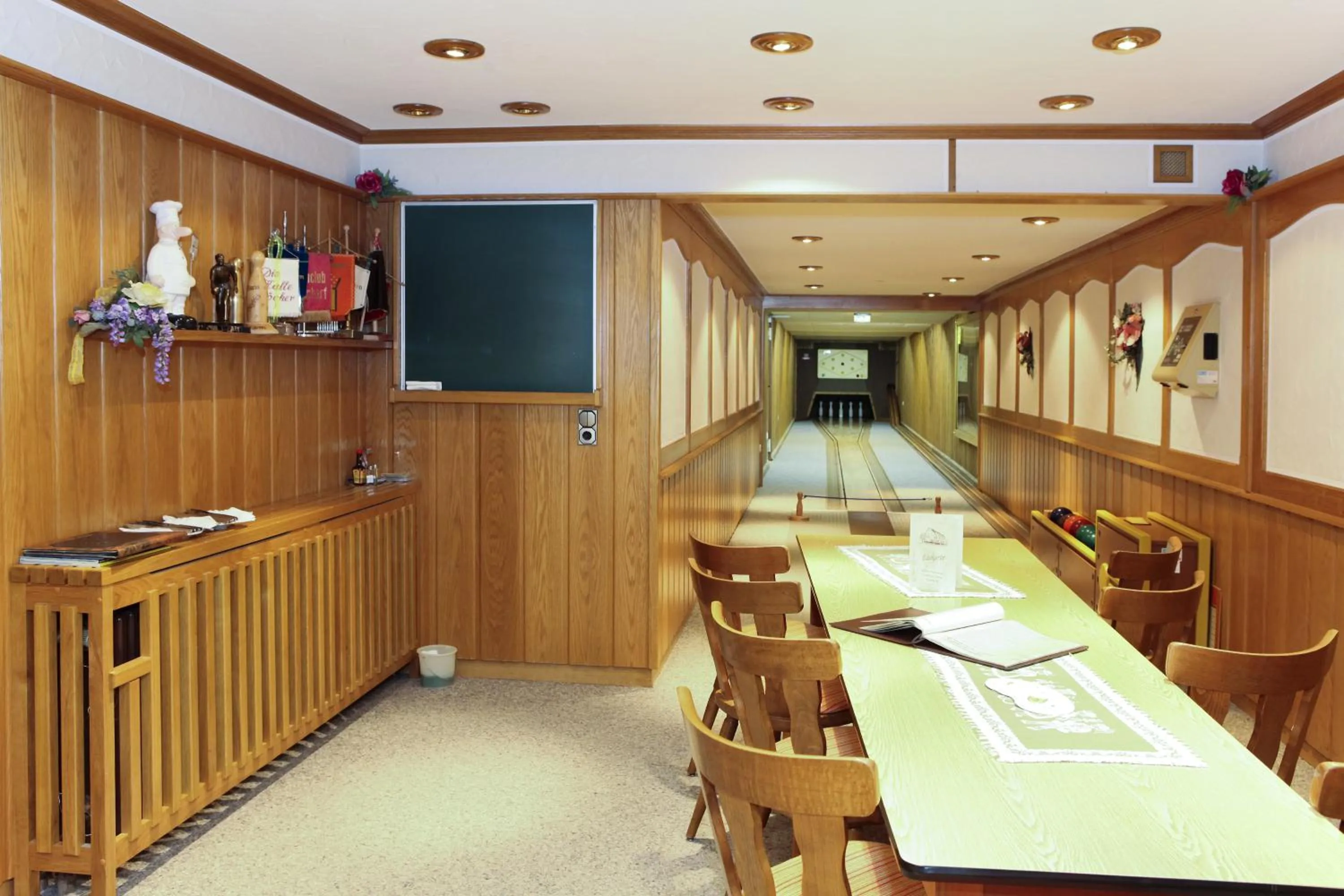 Bowling in Gasthaus Stroh