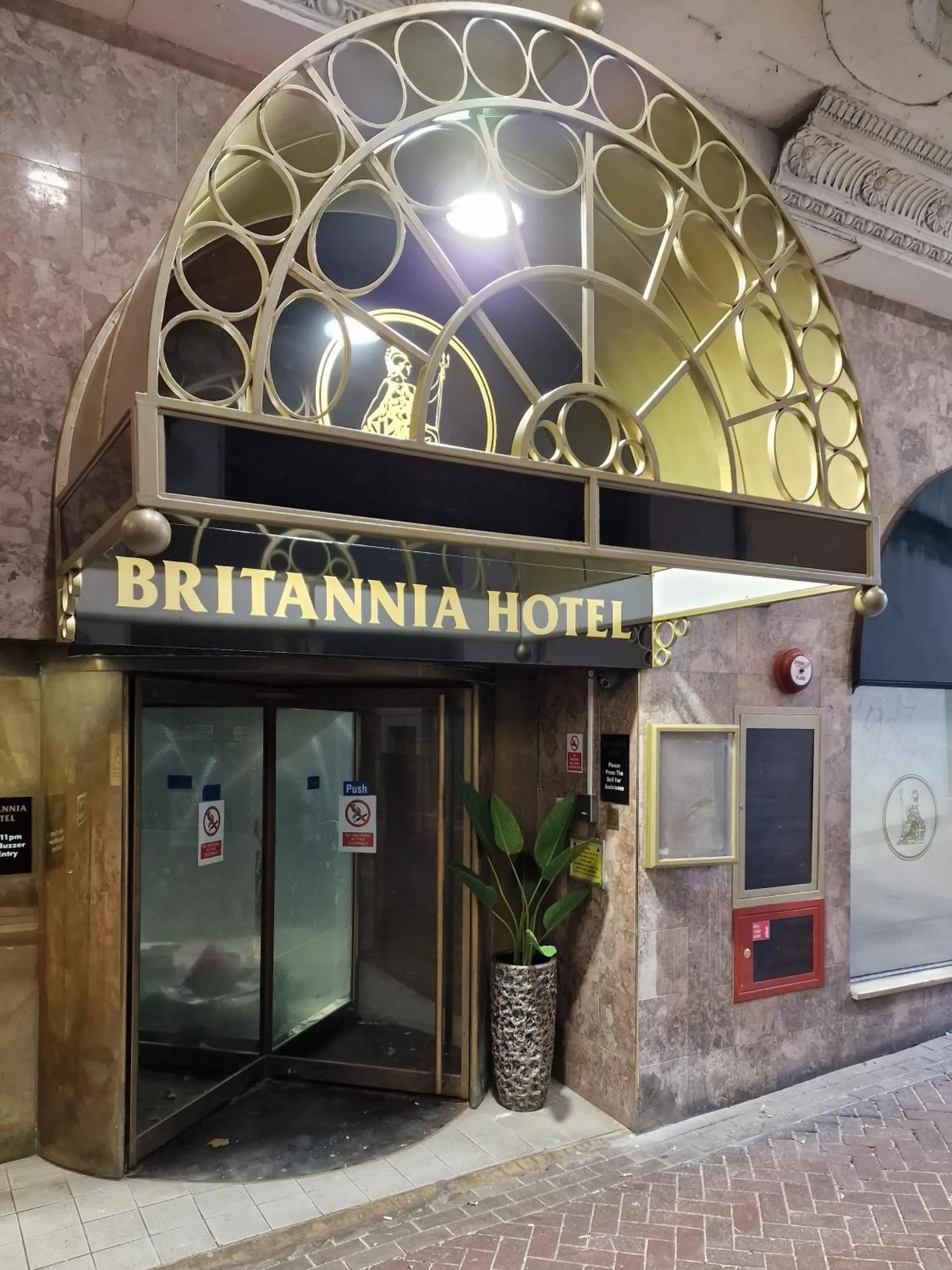 Facade/entrance in Britannia Hotel Birmingham New Street Station Birmingham