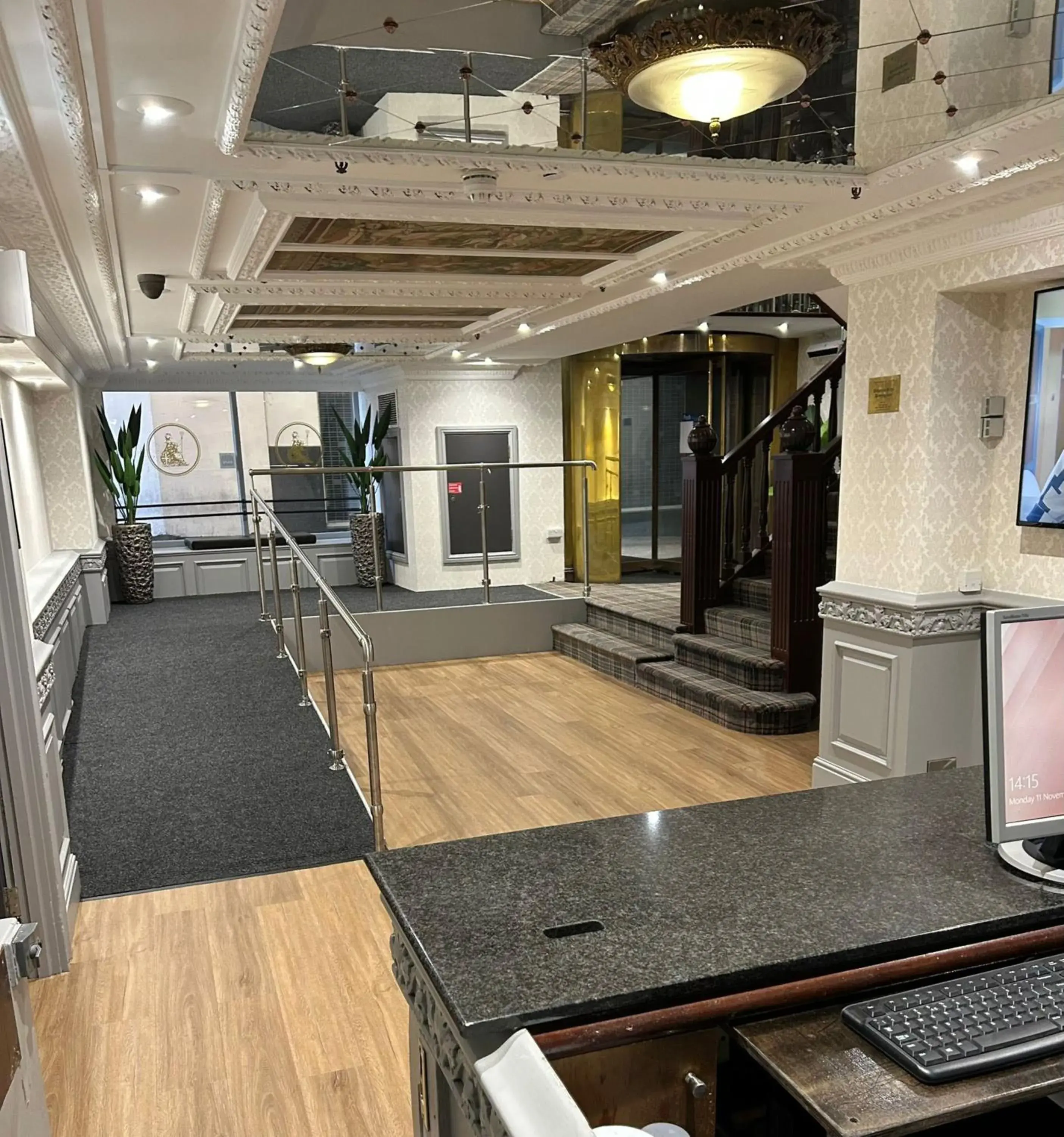 Lobby or reception in Britannia Hotel Birmingham New Street Station Birmingham Lobby or reception in Britannia Hotel Birmingham New Street Station Birmingham