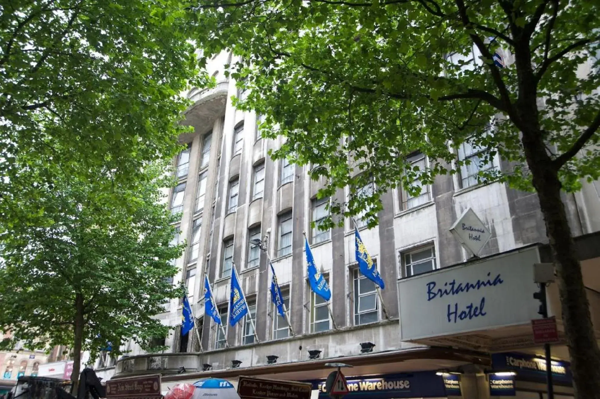 Facade/entrance in Britannia Hotel Birmingham New Street Station Birmingham Facade/entrance in Britannia Hotel Birmingham New Street Station Birmingham