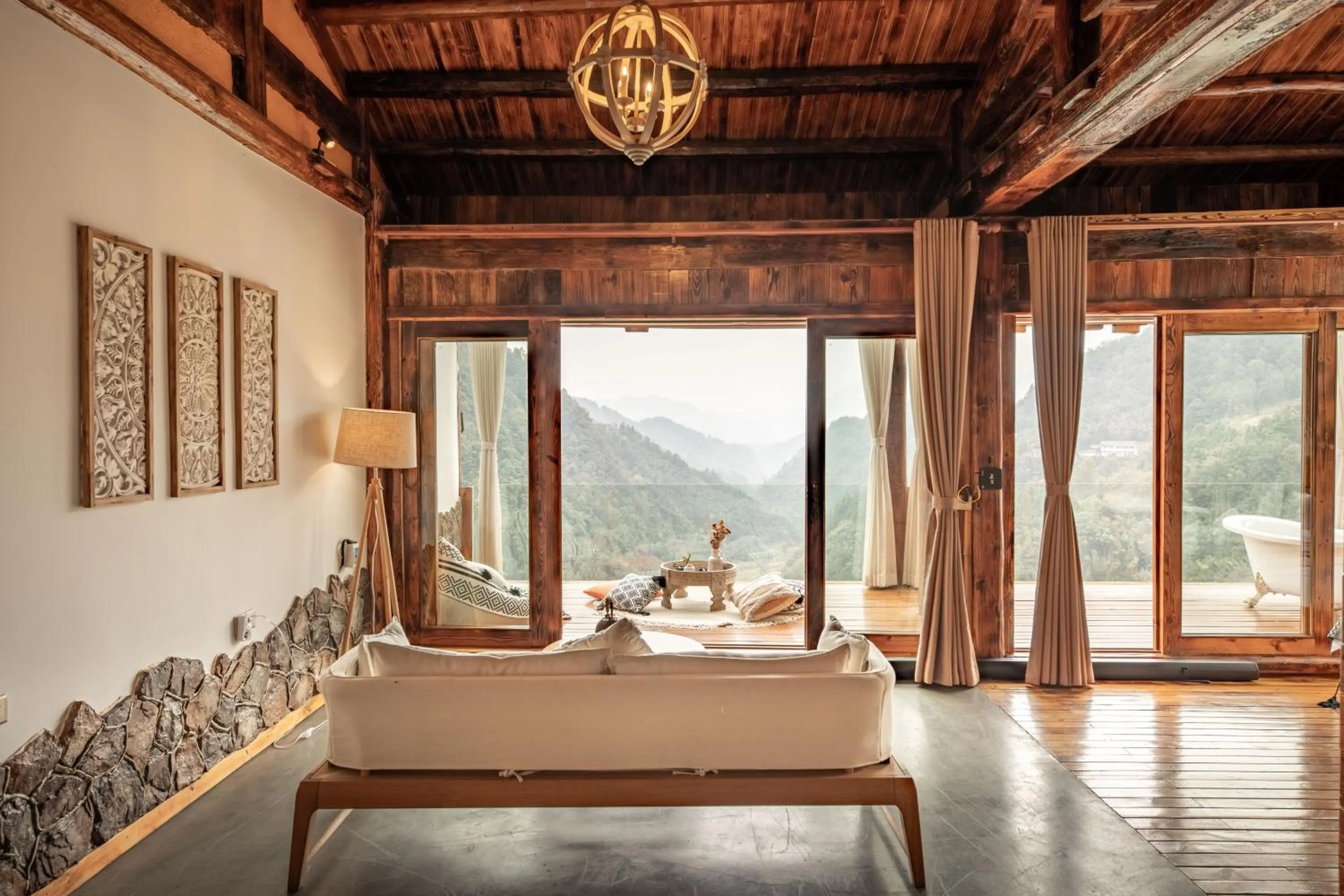 Natural landscape in No.5 Valley Lodge