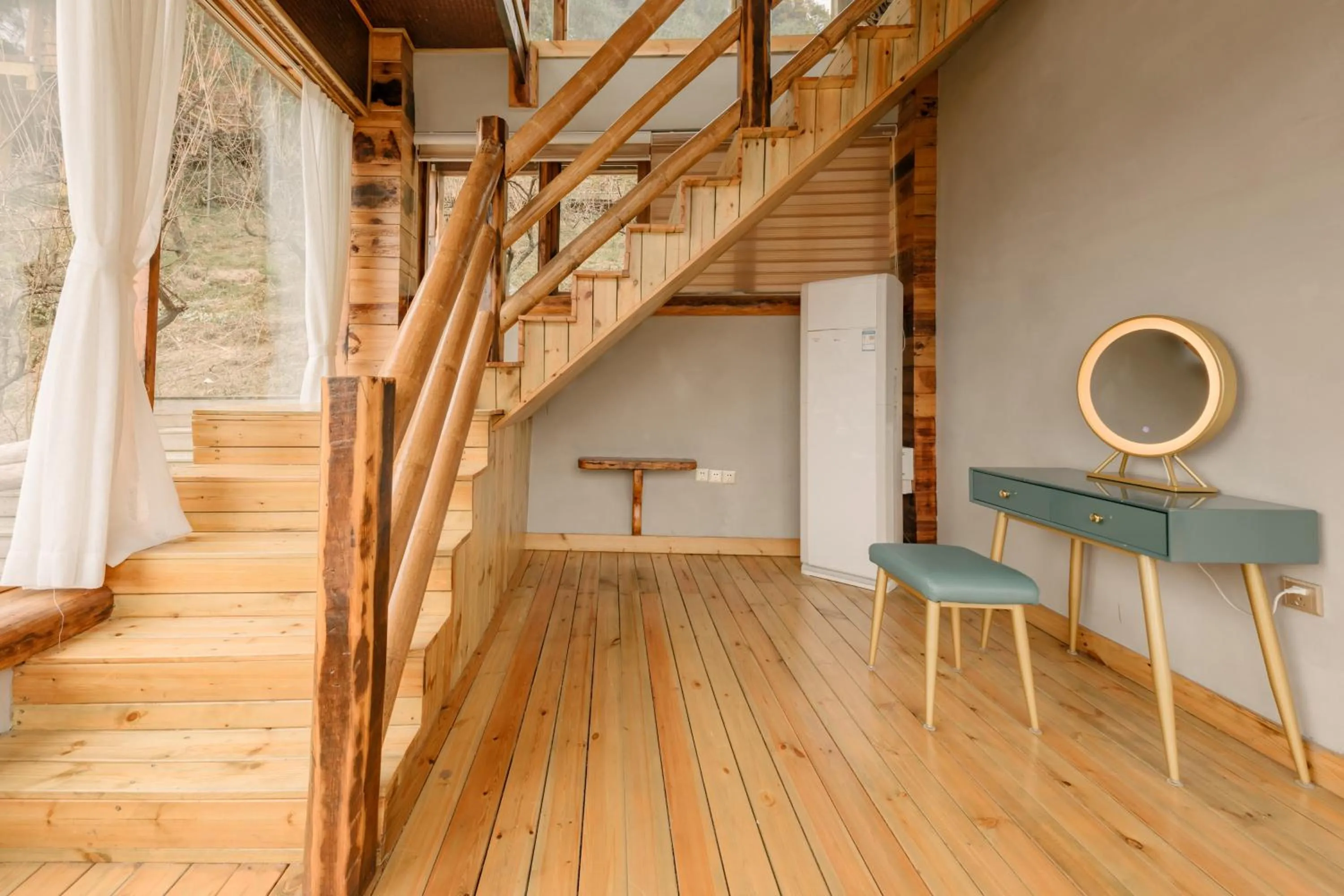 Living room in No.5 Valley Lodge