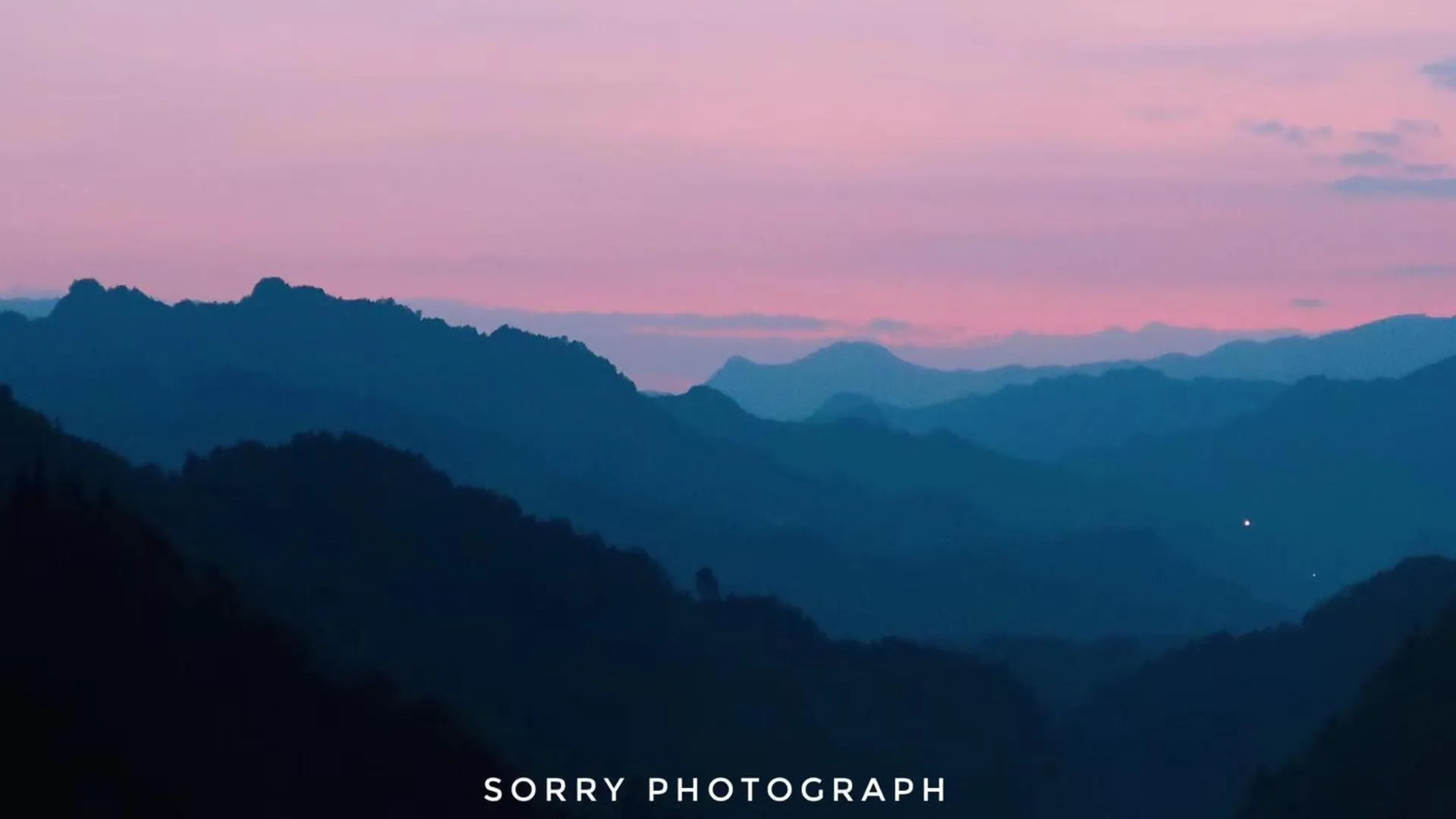 Sunset in No.5 Valley Lodge