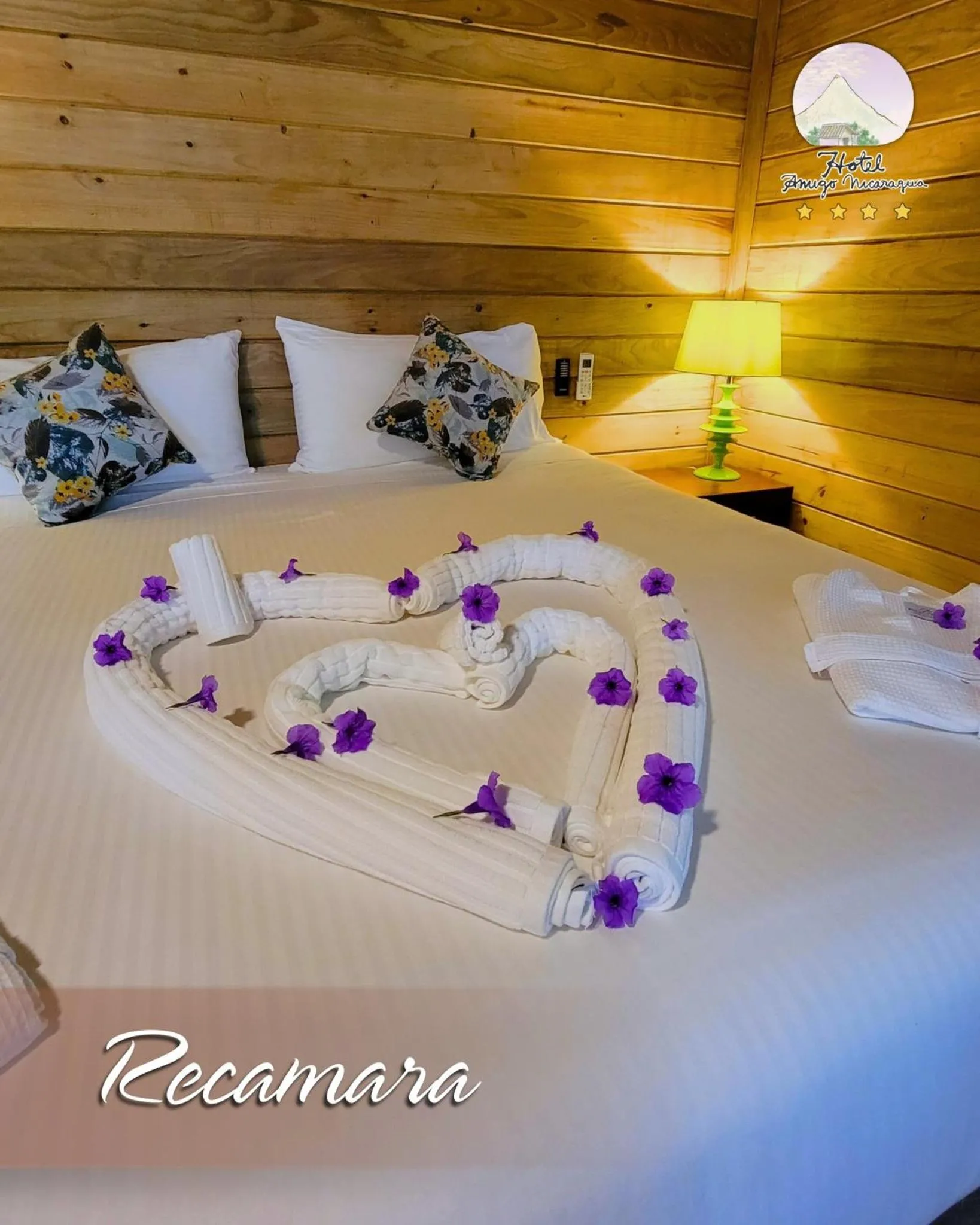 Bed in Hotel Amigo Nicaragua