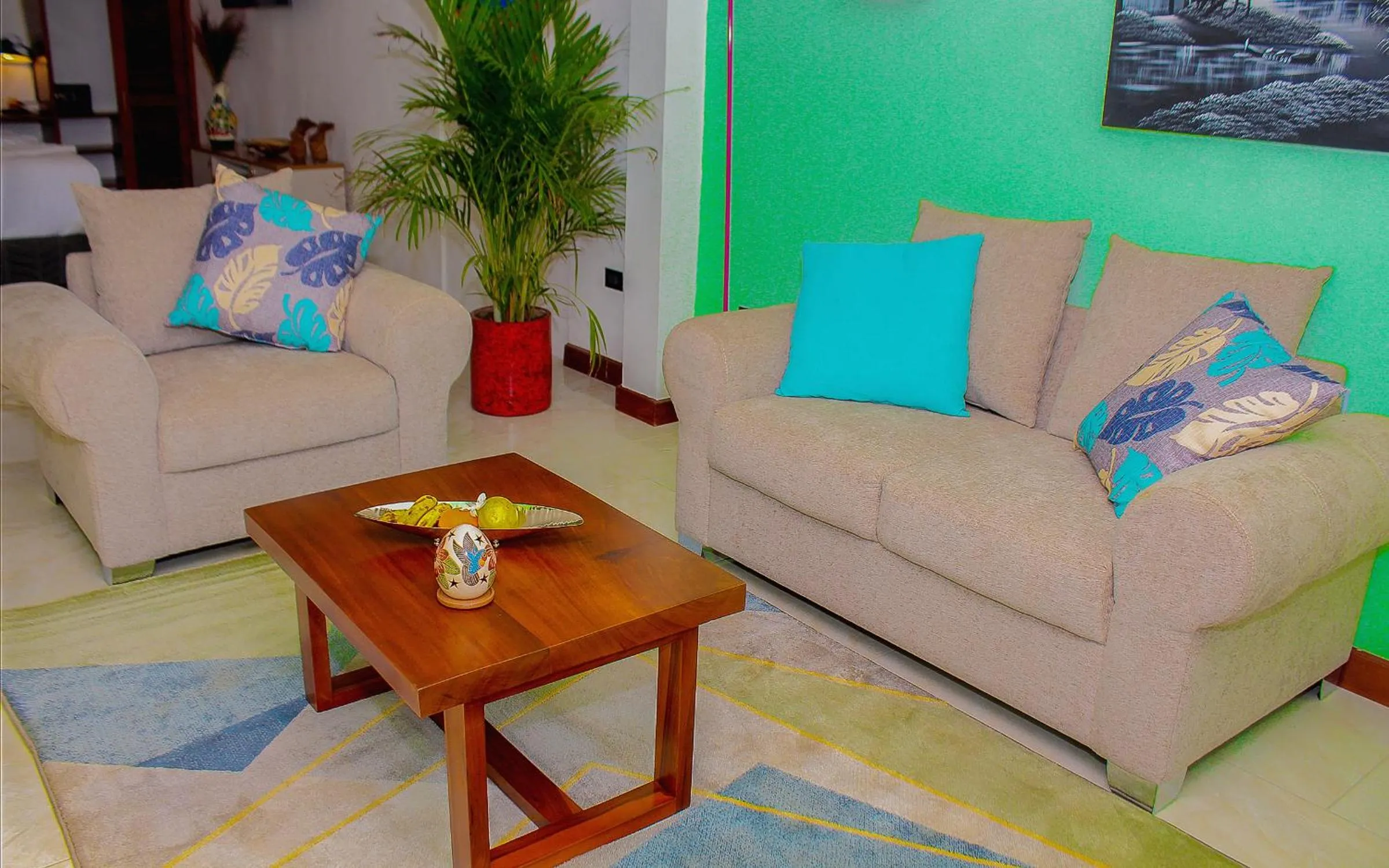 Living room in Hotel Amigo Nicaragua