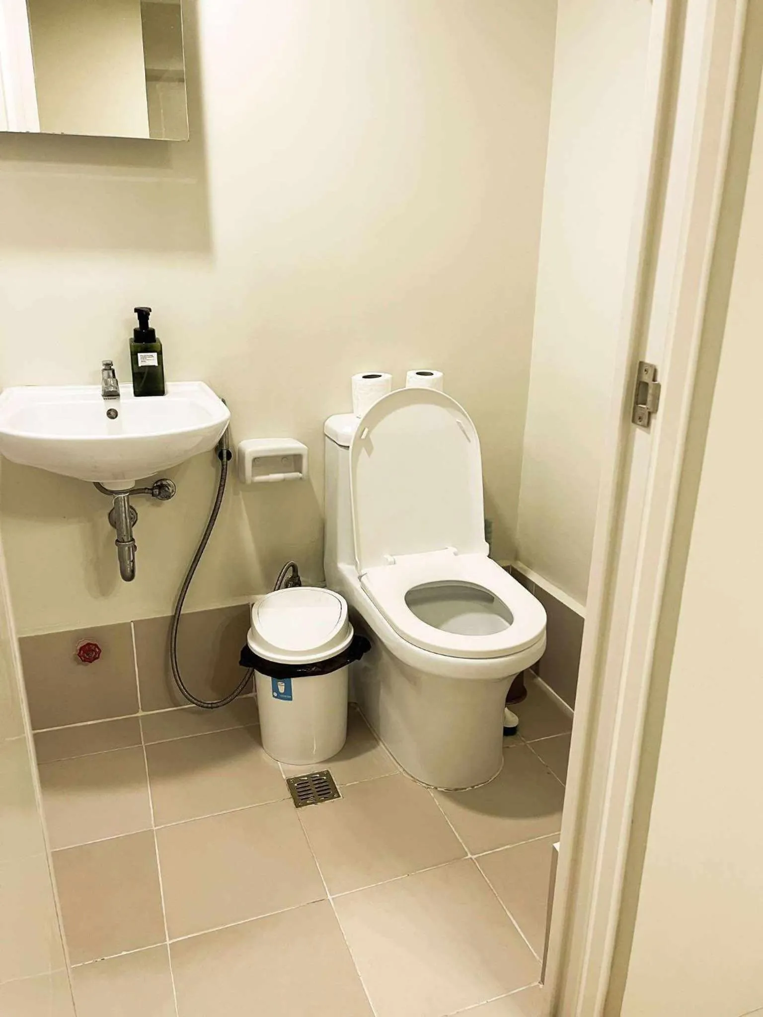 Toilet in Cozy Pine Suites