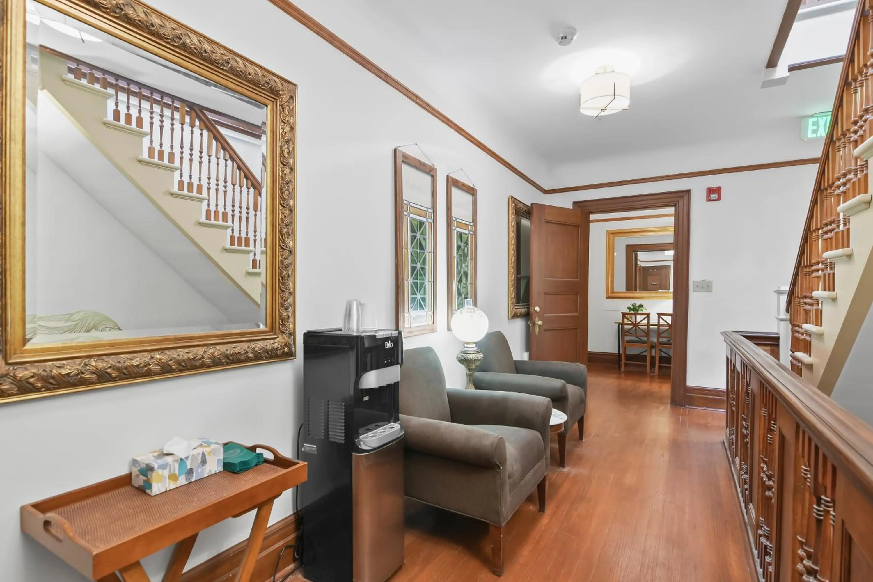 Seating area in The Pasfield House