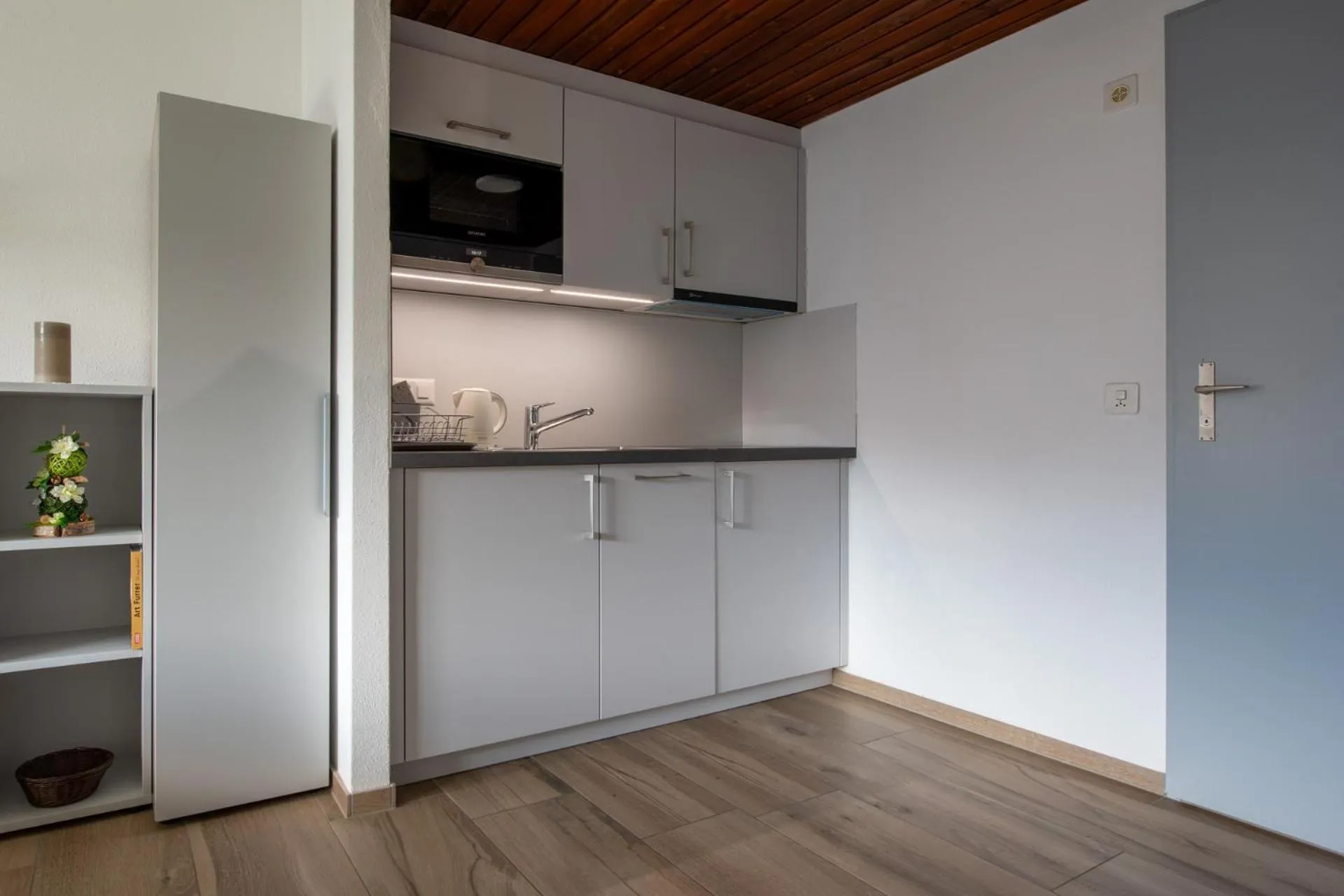 Kitchen or kitchenette in Ferienwohnungen Zurschmitten