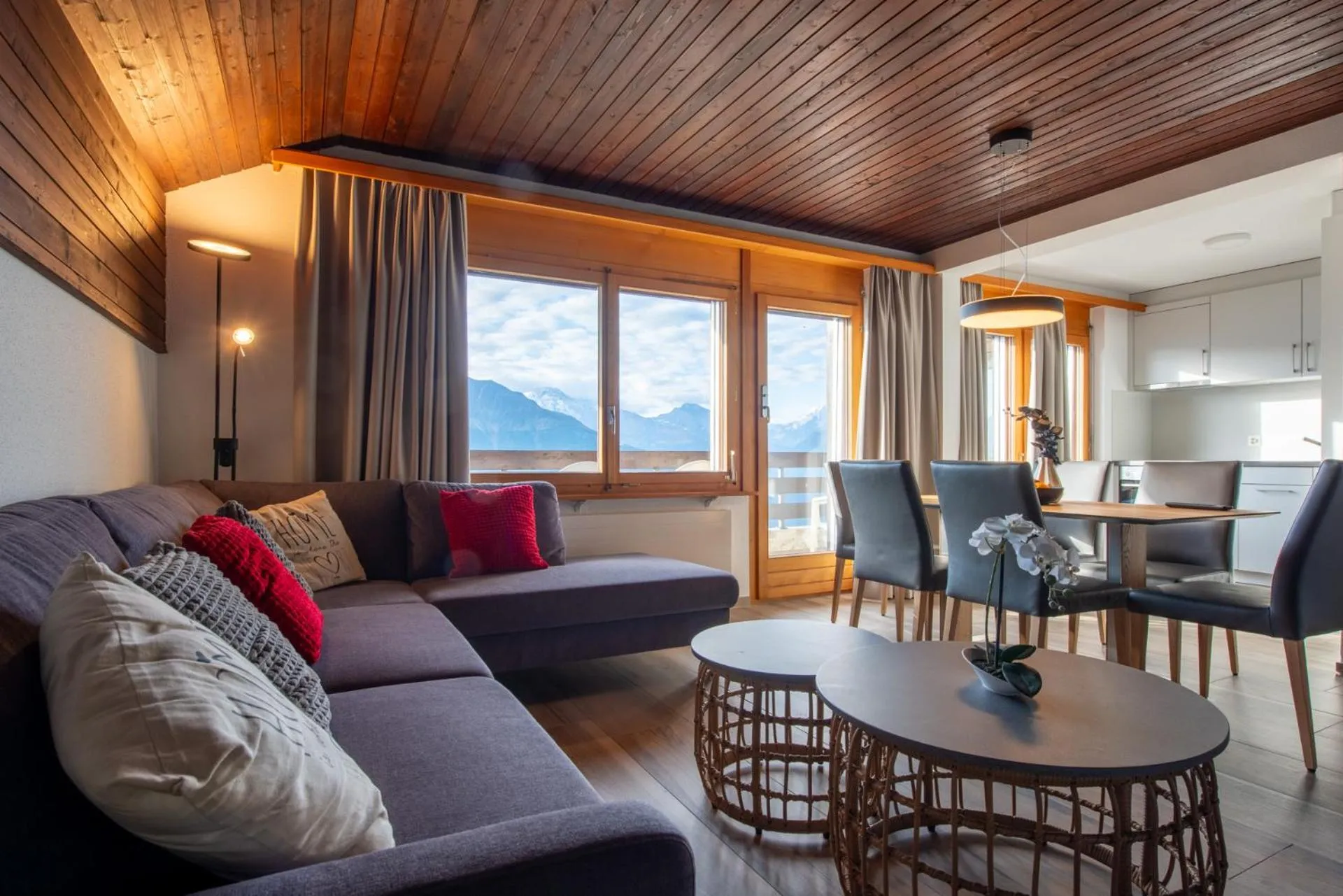 Living room in Ferienwohnungen Zurschmitten