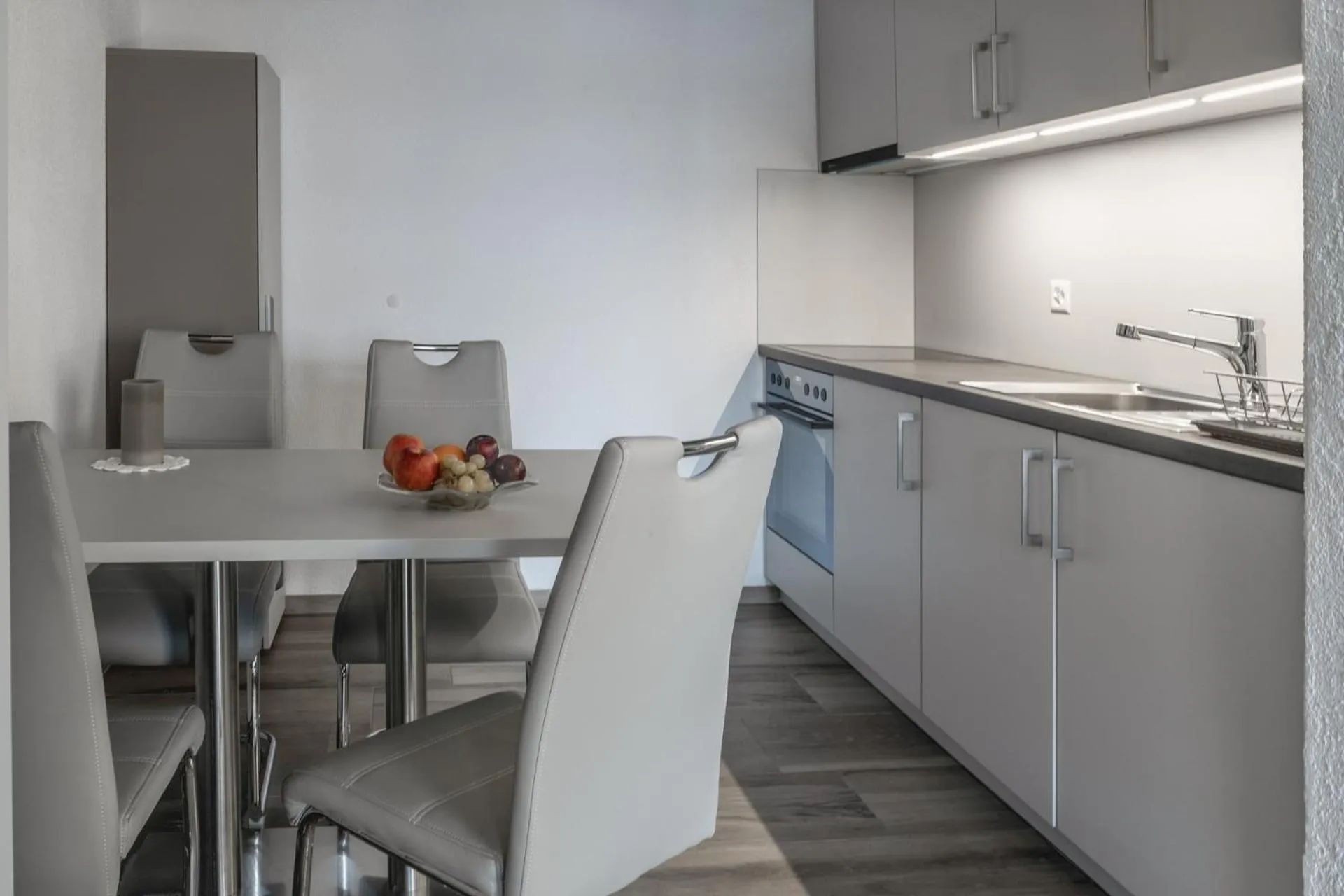 Kitchen or kitchenette in Ferienwohnungen Zurschmitten