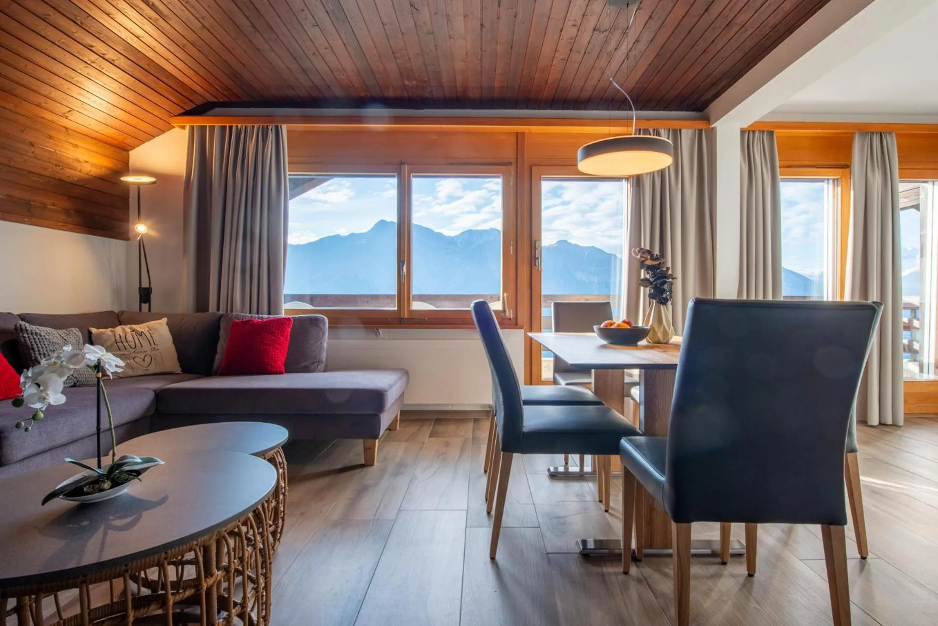 Living room in Ferienwohnungen Zurschmitten