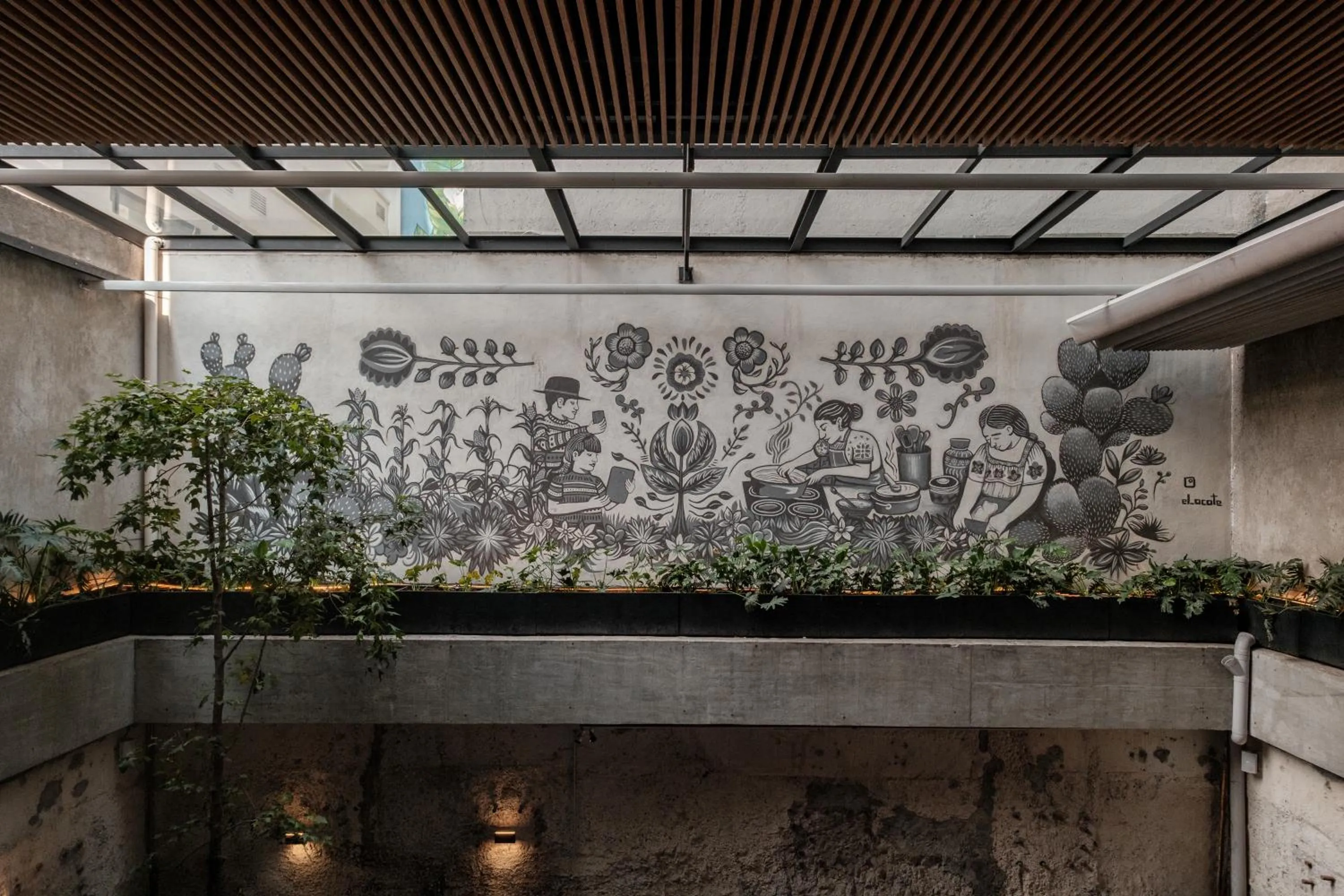 Decorative detail in Hotel Casa Izel Roma Norte