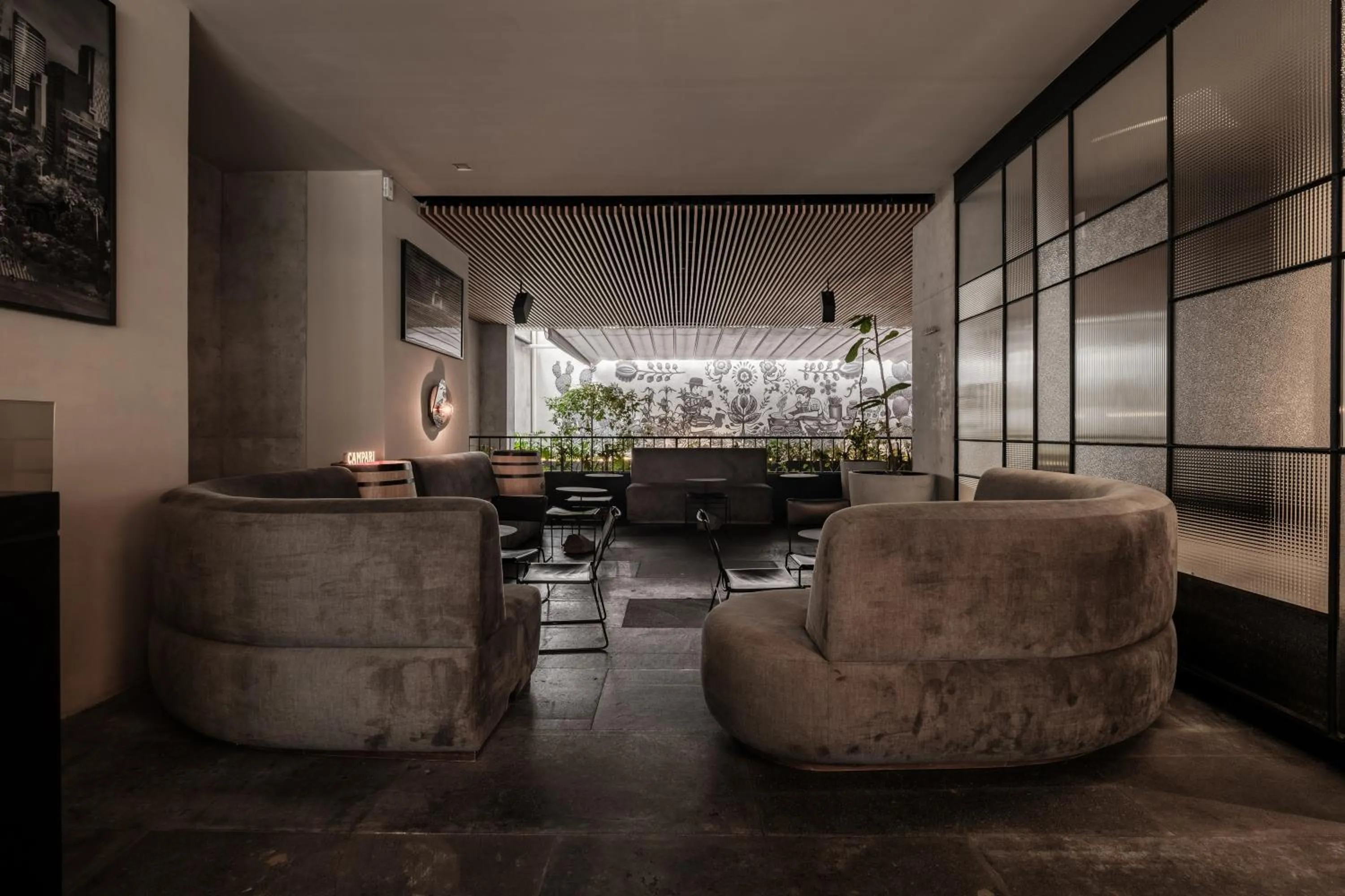 Seating area in Hotel Casa Izel Roma Norte