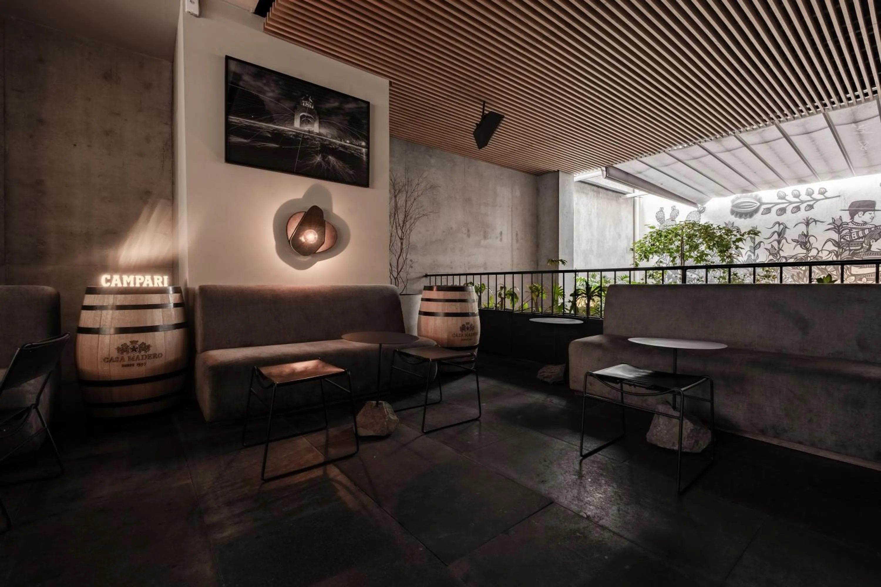 Lounge or bar in Hotel Casa Izel Roma Norte