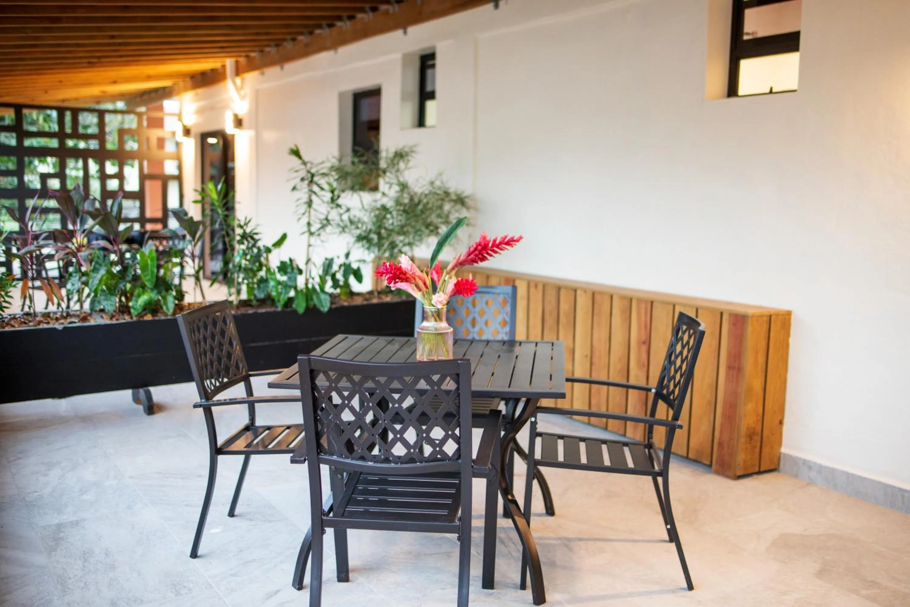 Seating area in The West House Boutique Hotel
