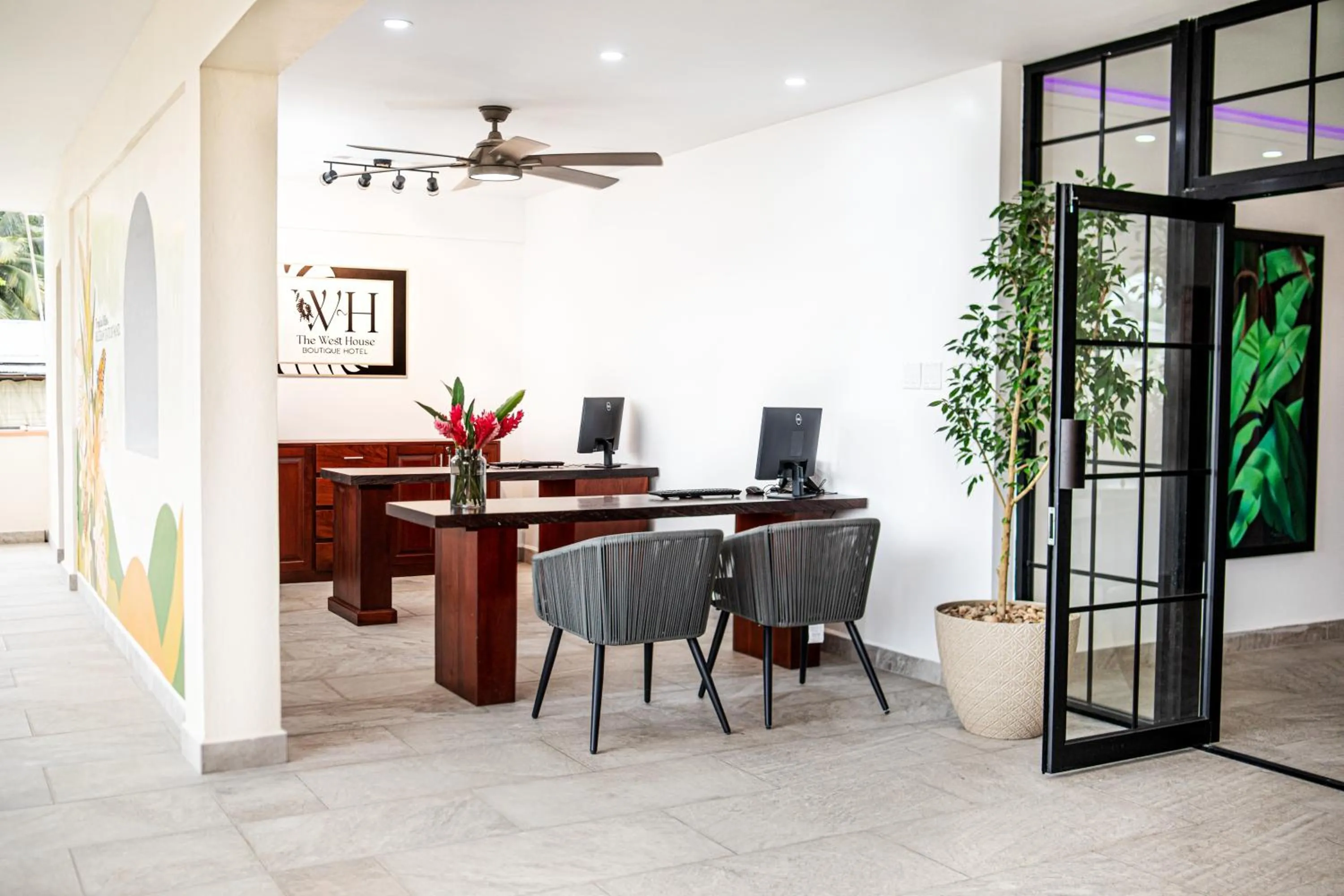 Lobby or reception in The West House Boutique Hotel