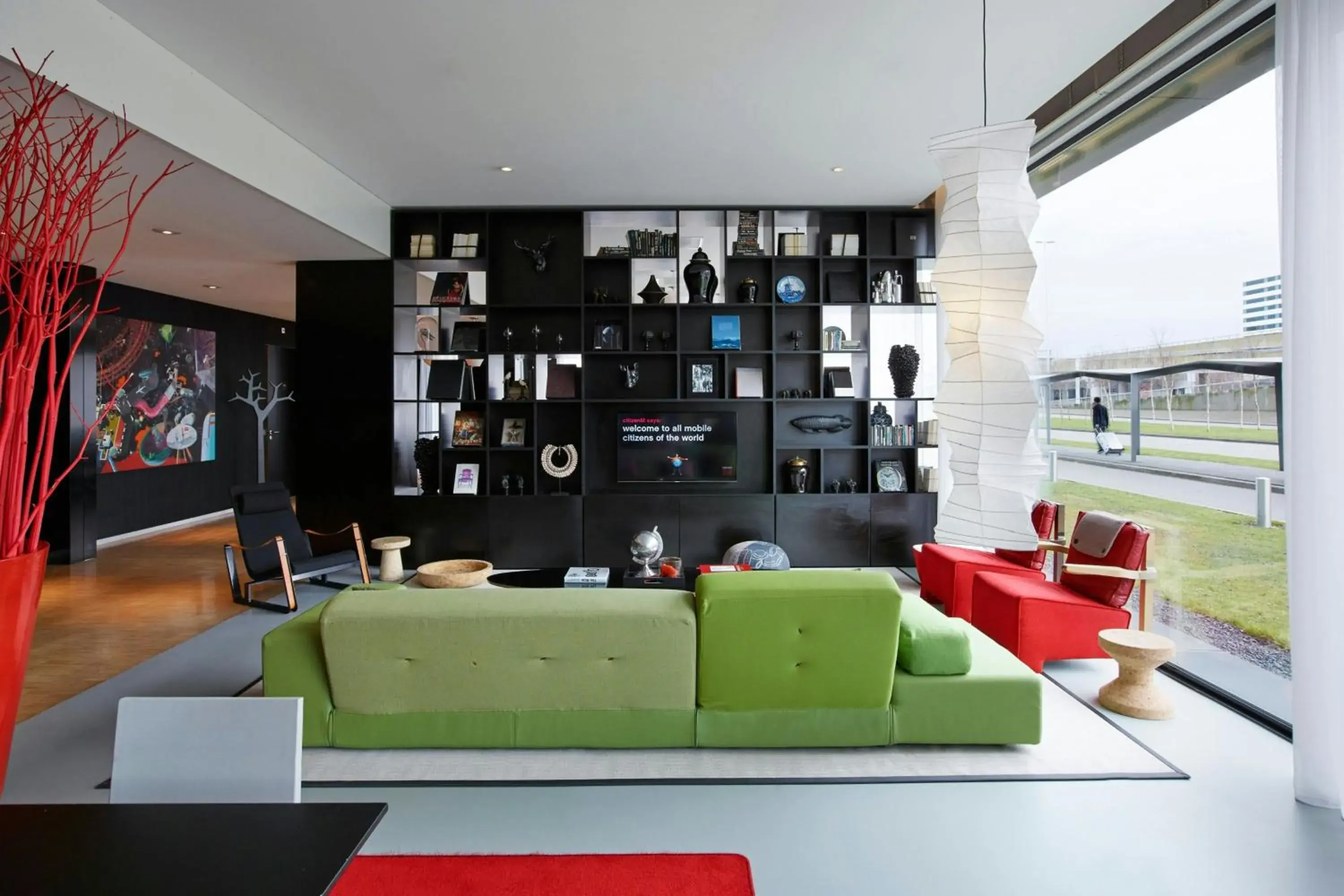 Lobby or reception in citizenM Schiphol Airport Lobby or reception in citizenM Schiphol Airport