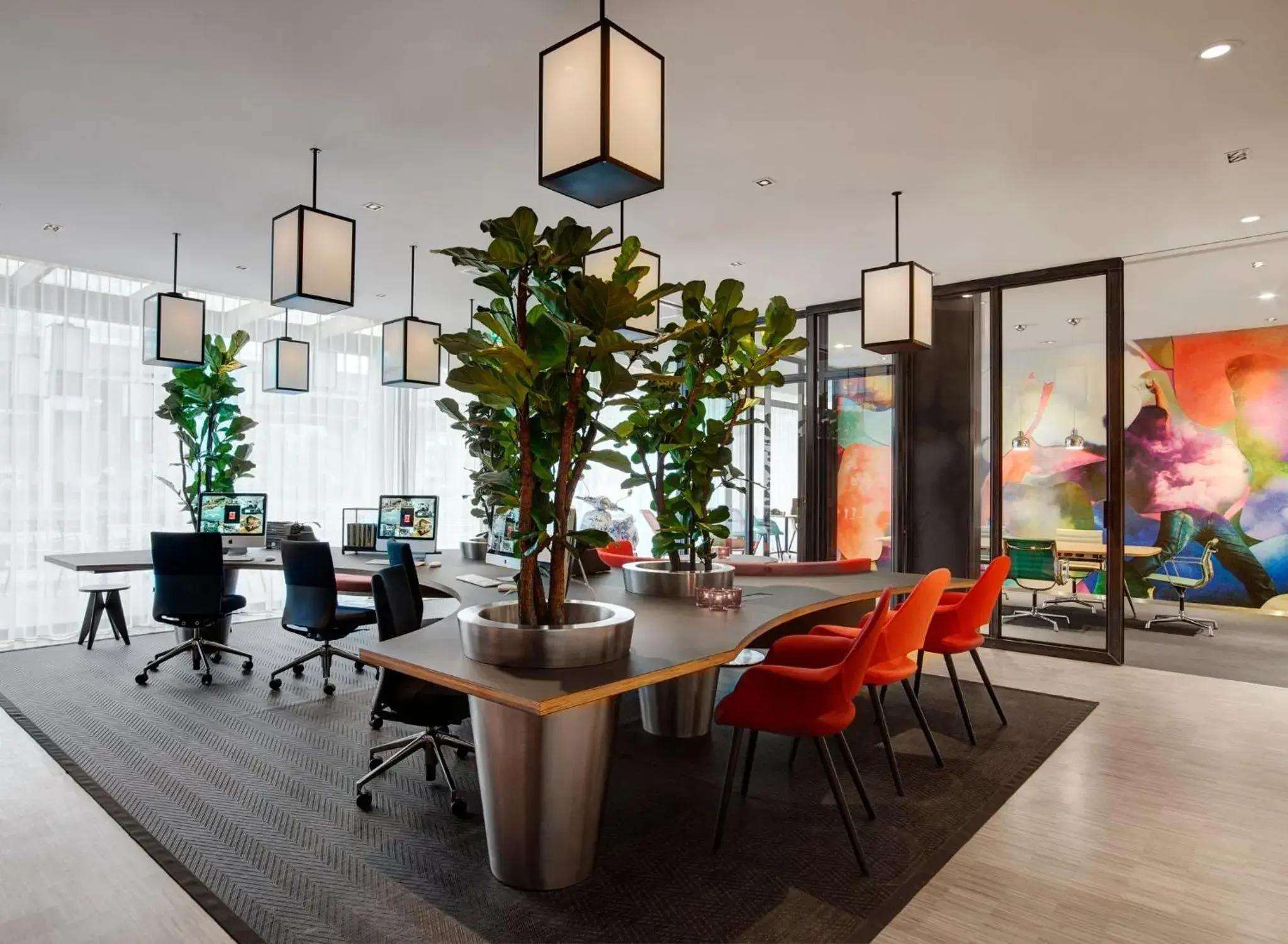 Lobby or reception in citizenM Schiphol Airport Lobby or reception in citizenM Schiphol Airport