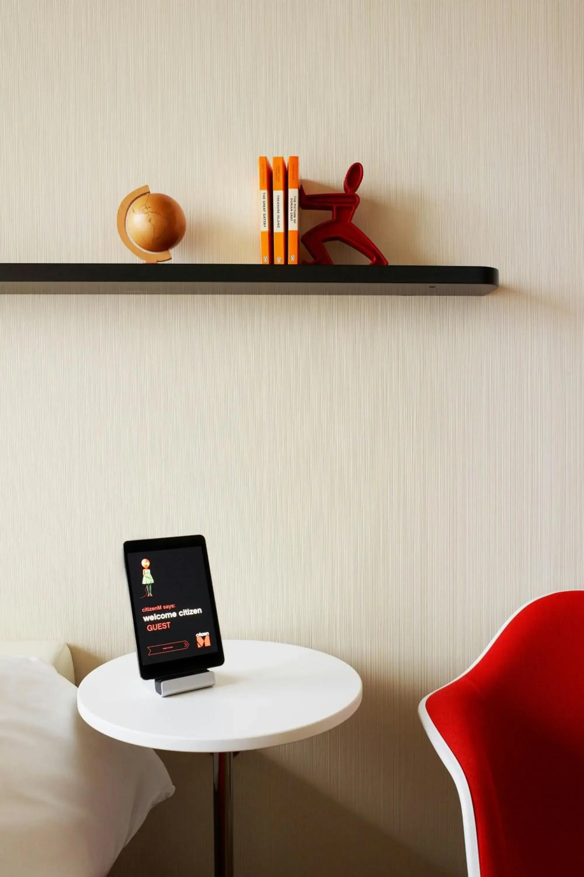 Bedroom in citizenM Schiphol Airport Bedroom in citizenM Schiphol Airport