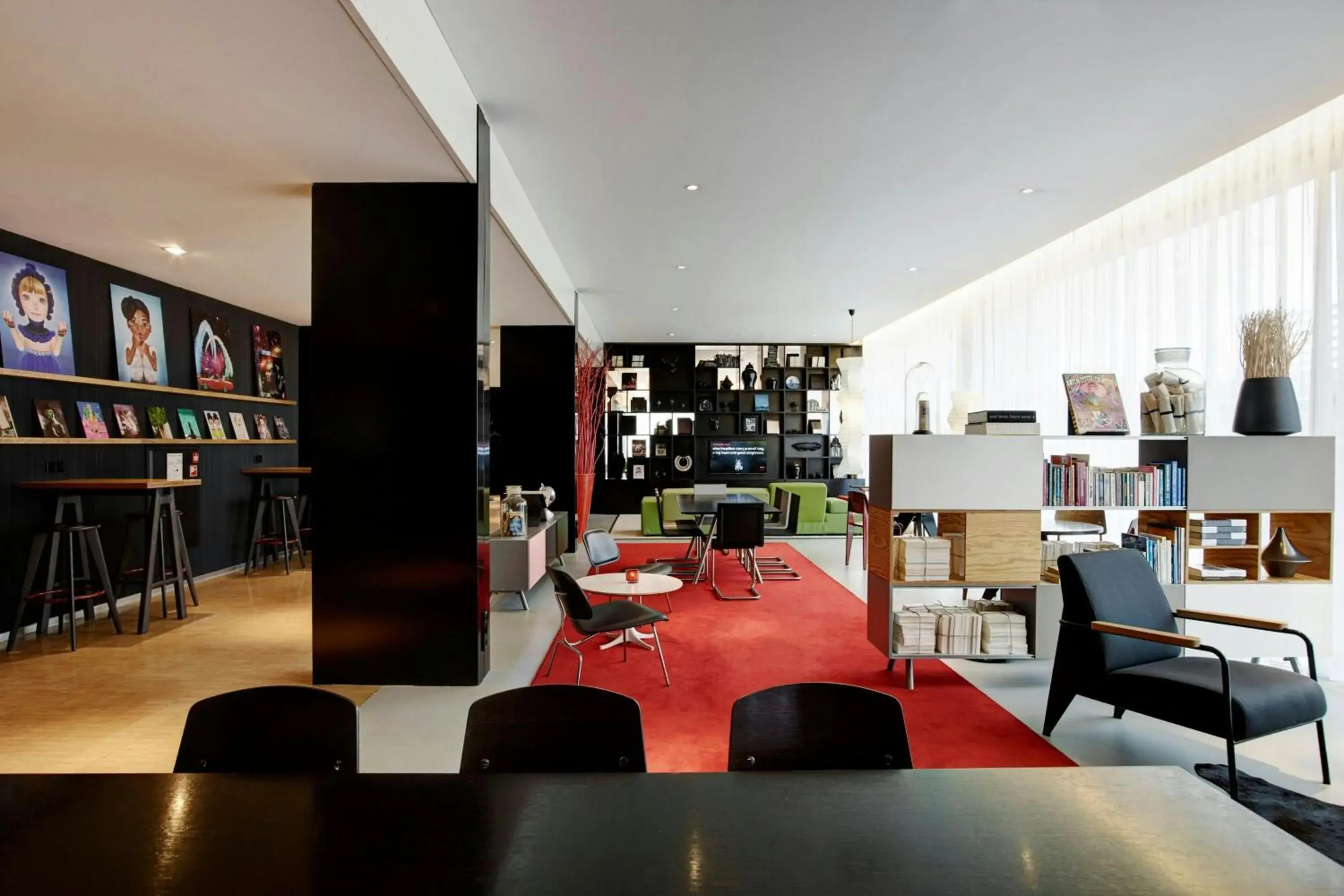 Lobby or reception in citizenM Schiphol Airport Lobby or reception in citizenM Schiphol Airport